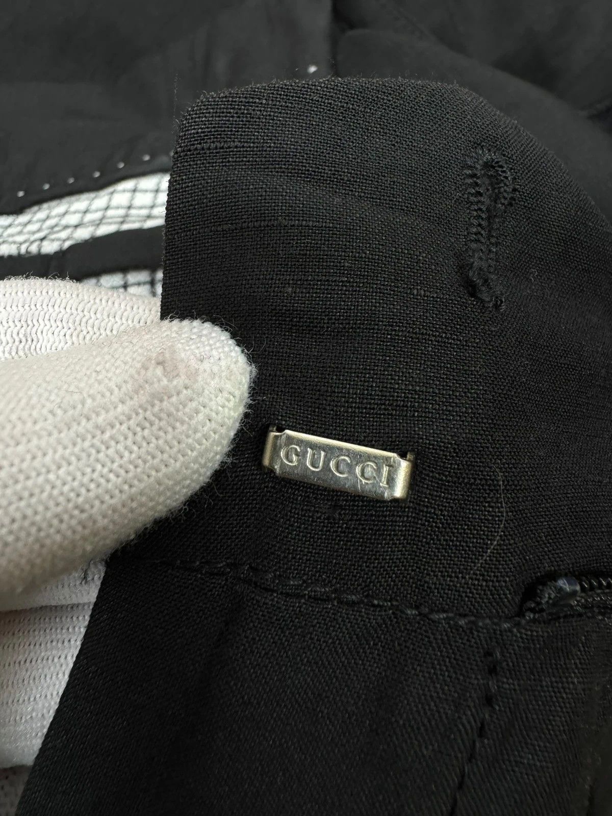 Gucci Gucci Wool Linen Shorts size 38 Size 26" / US 2 / IT 38 - 9 Thumbnail