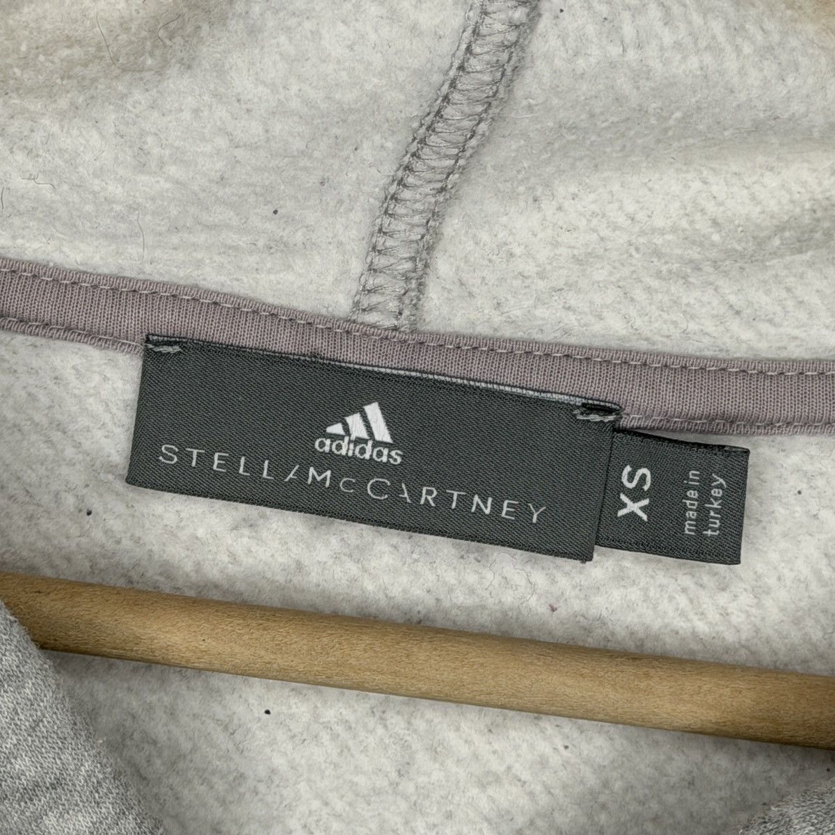 Adidas × Stella McCartney Adidas Stella McCartney Hoodie Boxy Crop Sweatshirt Y2K Size XS / US 0-2 / IT 36-38 - 5 Thumbnail