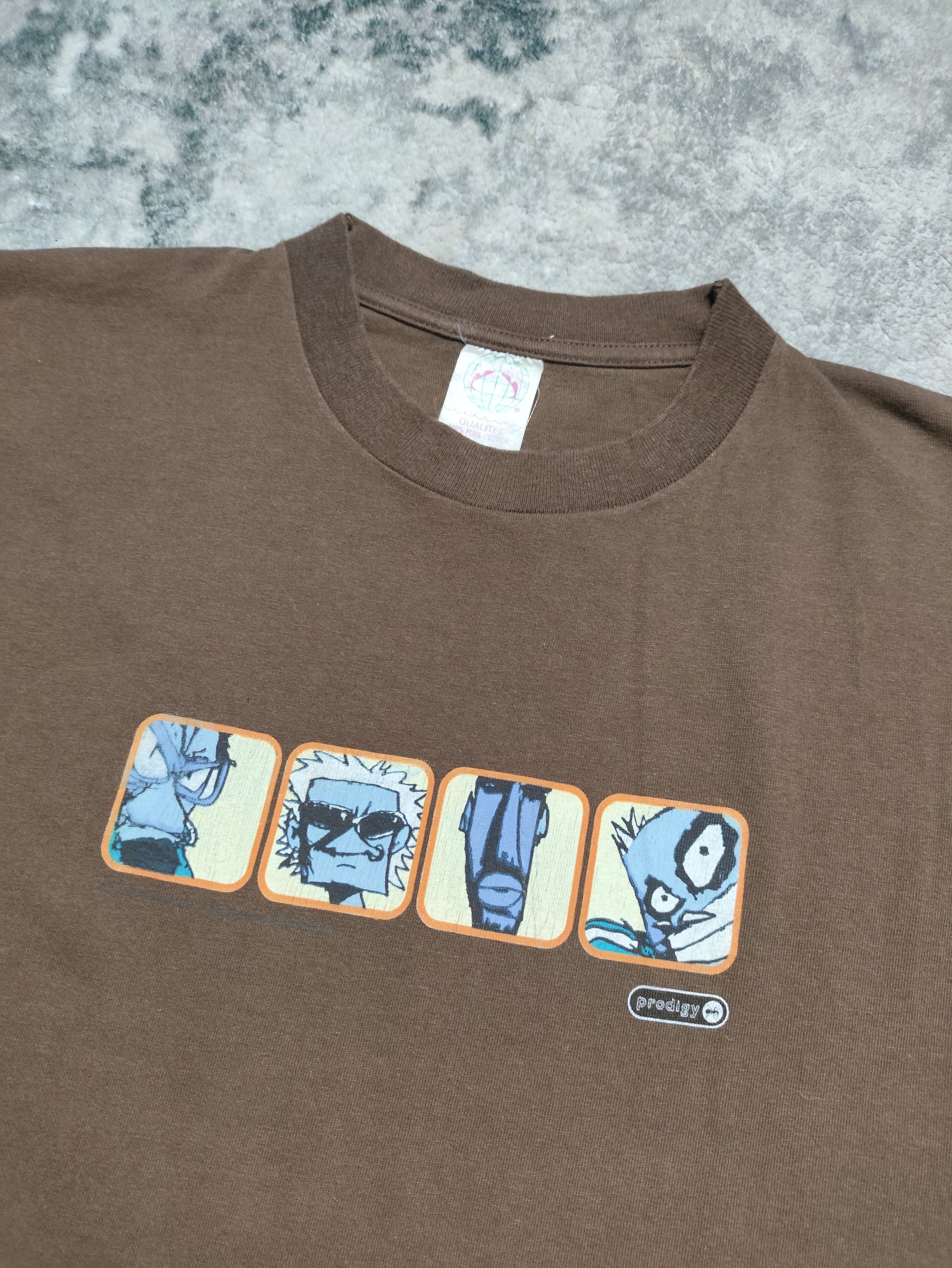 Band Tees 1997 Vintage Single Stitch Prodigy Band T Rare brown Size US L / EU 52-54 / 3 - 2 Thumbnail