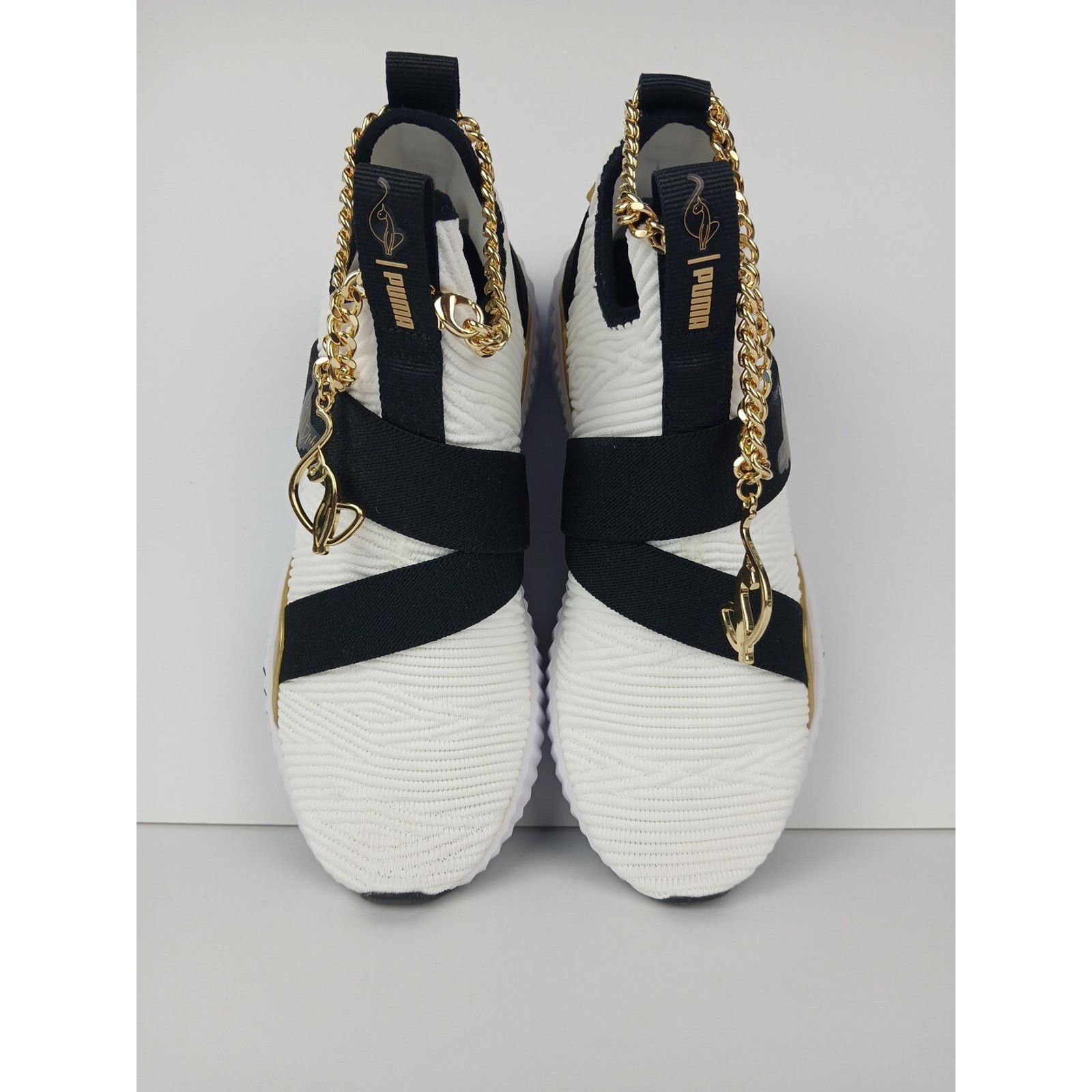 Puma Puma Baby Phat X Defy Mid Women Sz 6.5 White/Blk Shoes Size US 6.5 / IT 36.5 - 13 Thumbnail