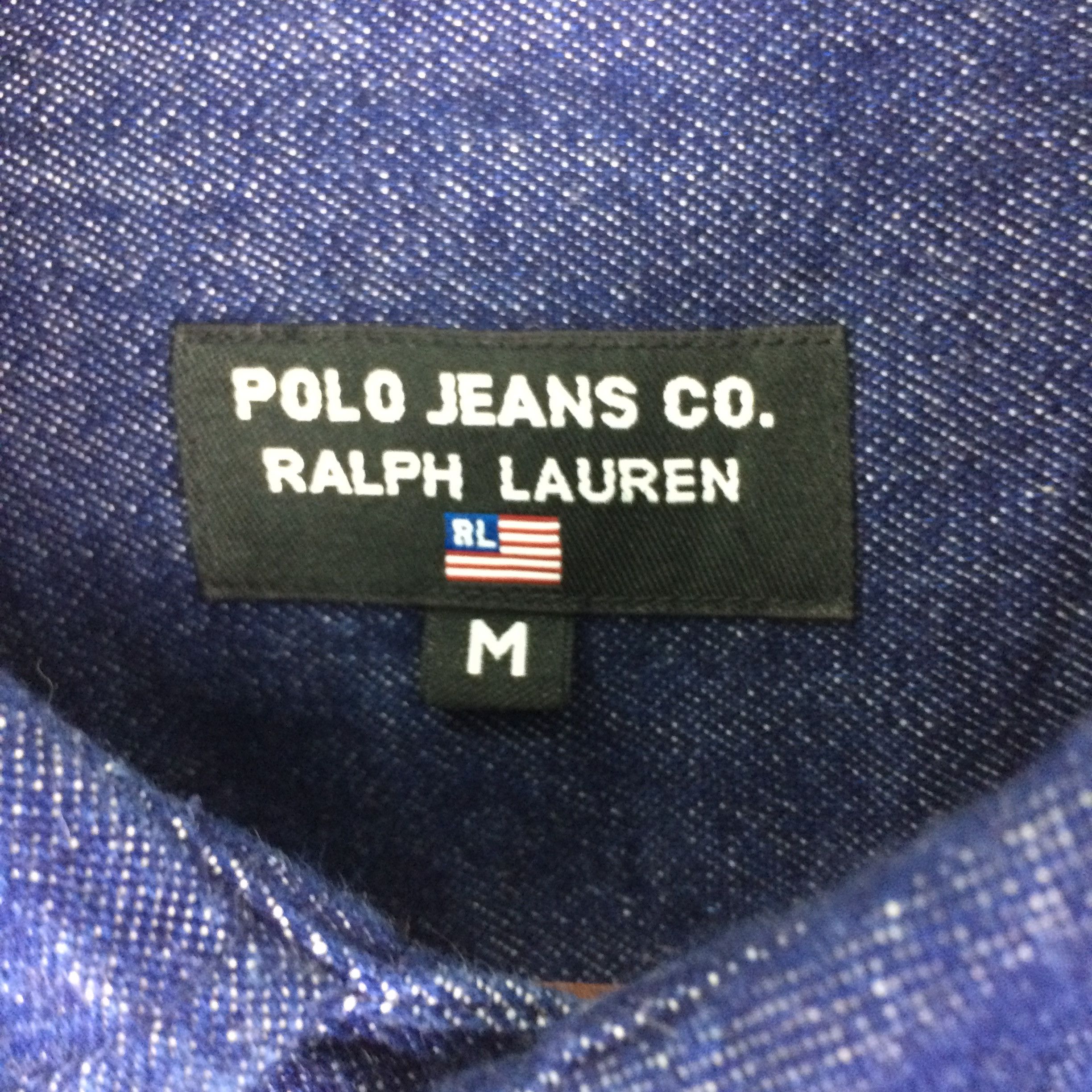 Polo Ralph Lauren × Vintage C11 POLO JEANS CO RALPH LAUREN BLUE DENIM WORK SHIRT Size US L / EU 52-54 / 3 - 5 Thumbnail