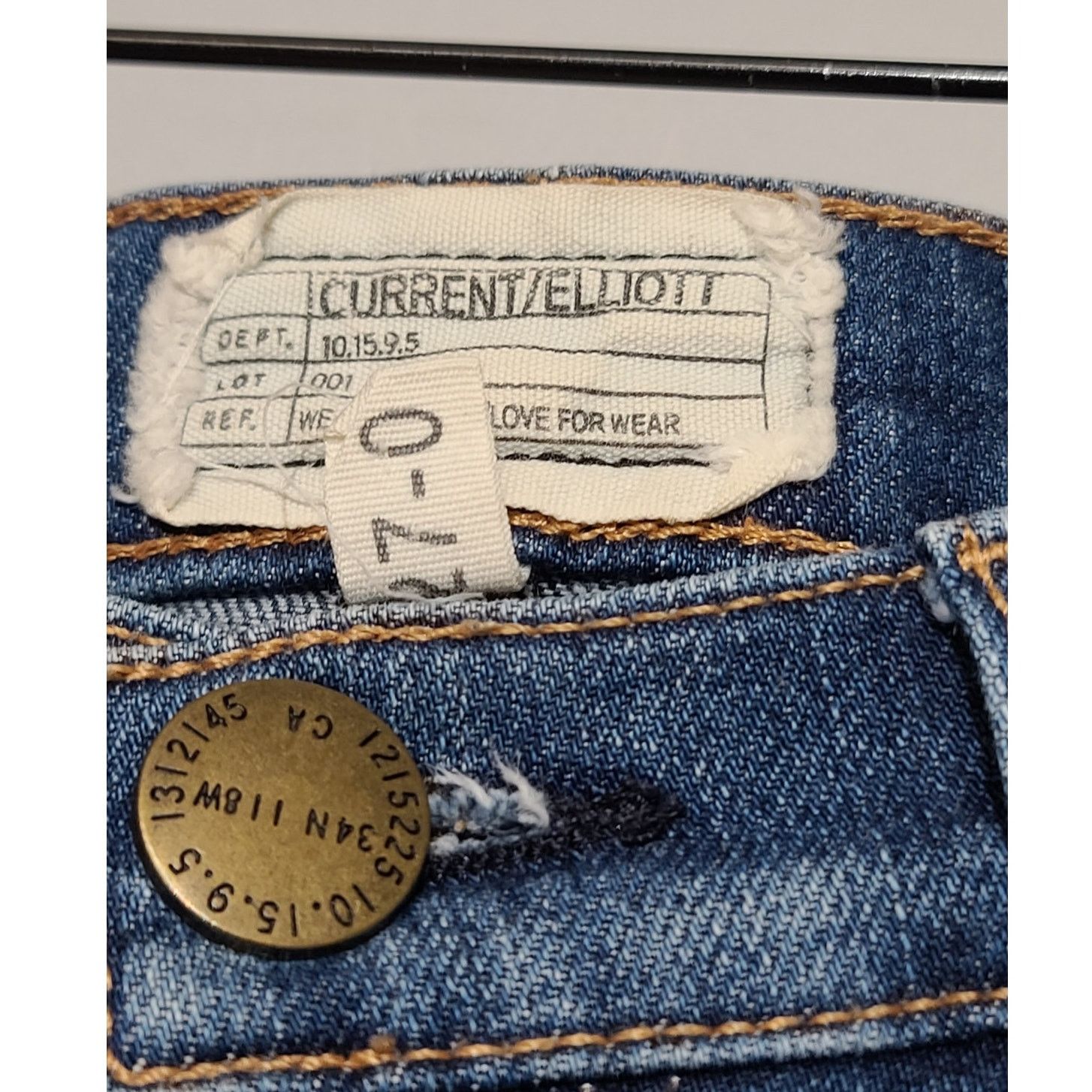 Current/Elliot Current Elliott The Stiletto Jean Bennett Destroy Size 27 Size 27" / US 4 / IT 40 - 4 Thumbnail