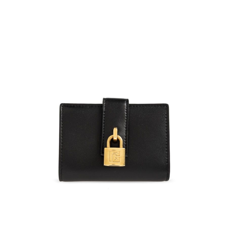 Balmain BALMAIN Black Leather Wallet New & Authentic Size ONE SIZE - 1 Thumbnail
