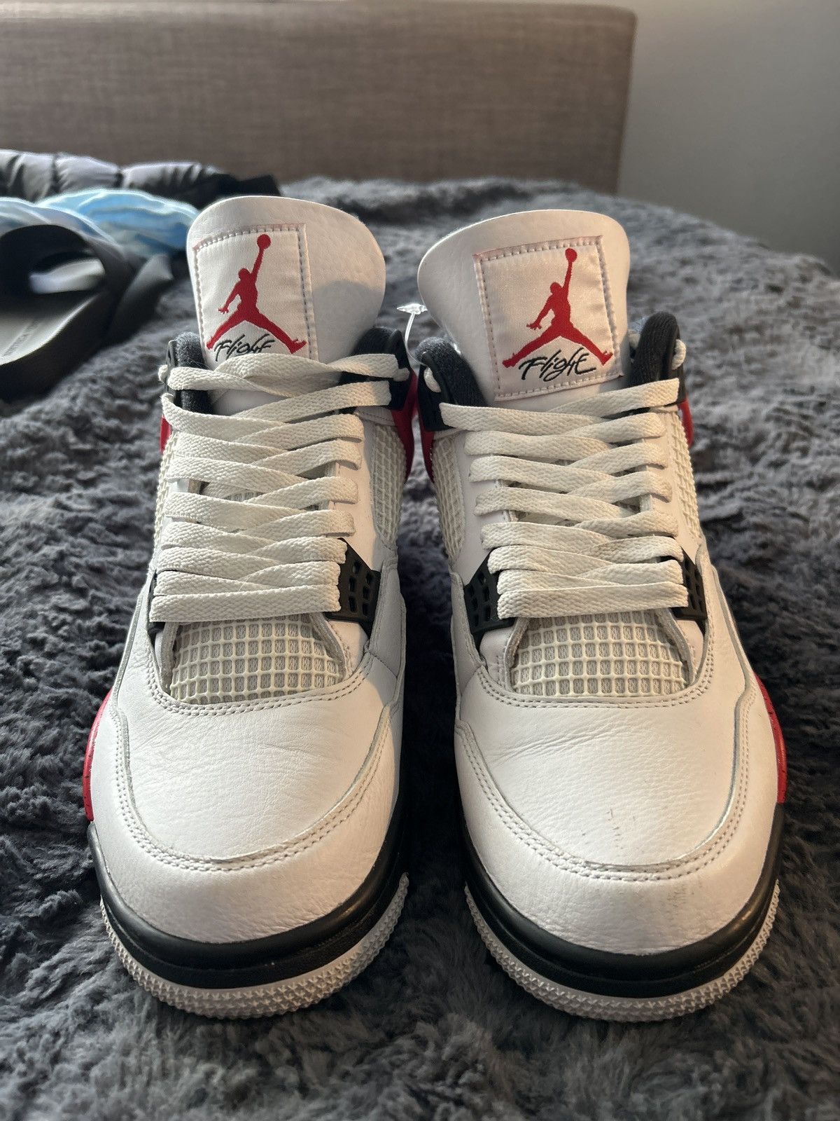 Jordan Brand Air Jordan 4 Retro OG 'Fire Red Size US 10.5 / EU 43-44 - 3 Thumbnail