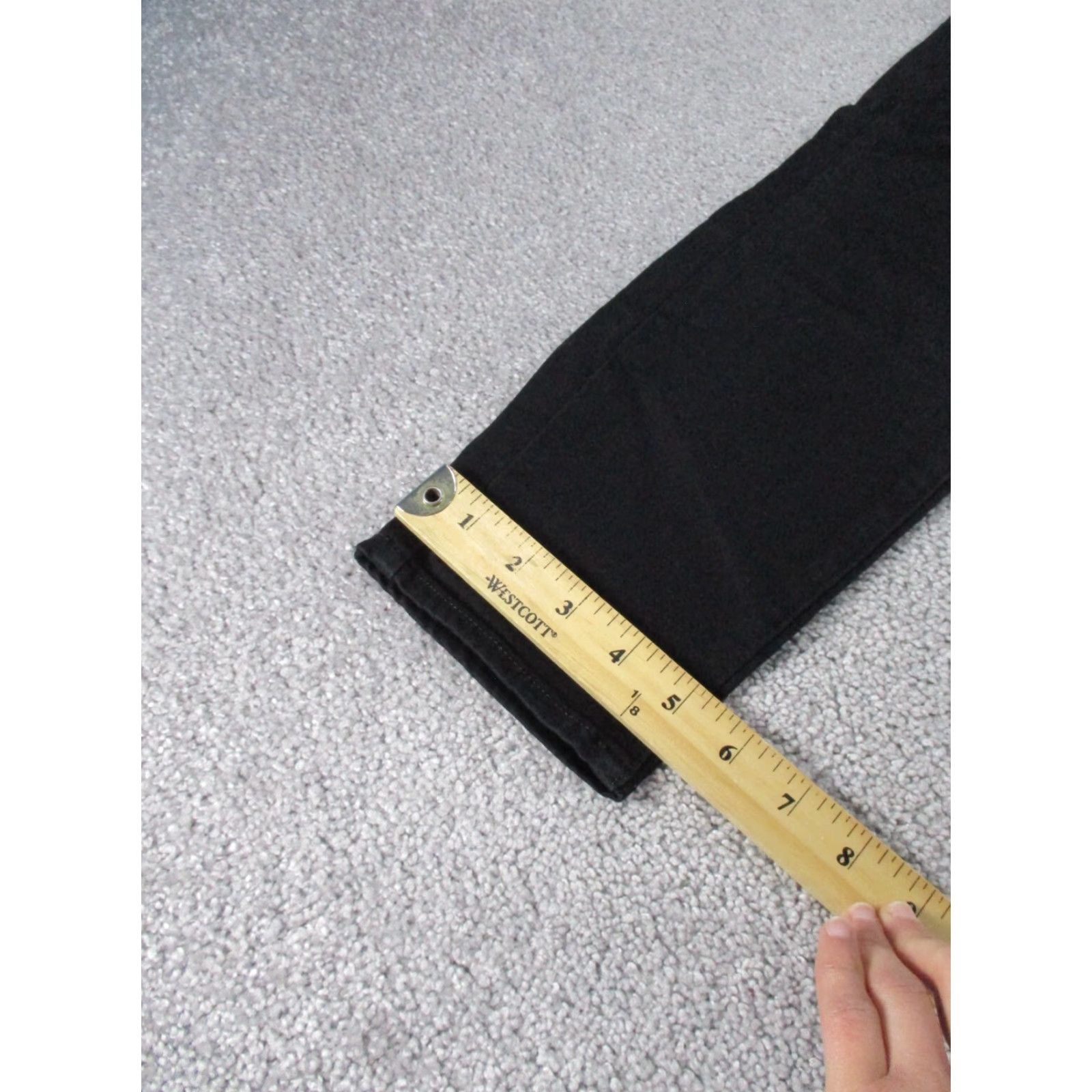 Paige Paige Verdugo Jeans Womens 31 Black Ankle Skinny Denim Size 24" / US 00 / IT 34 - 6 Thumbnail