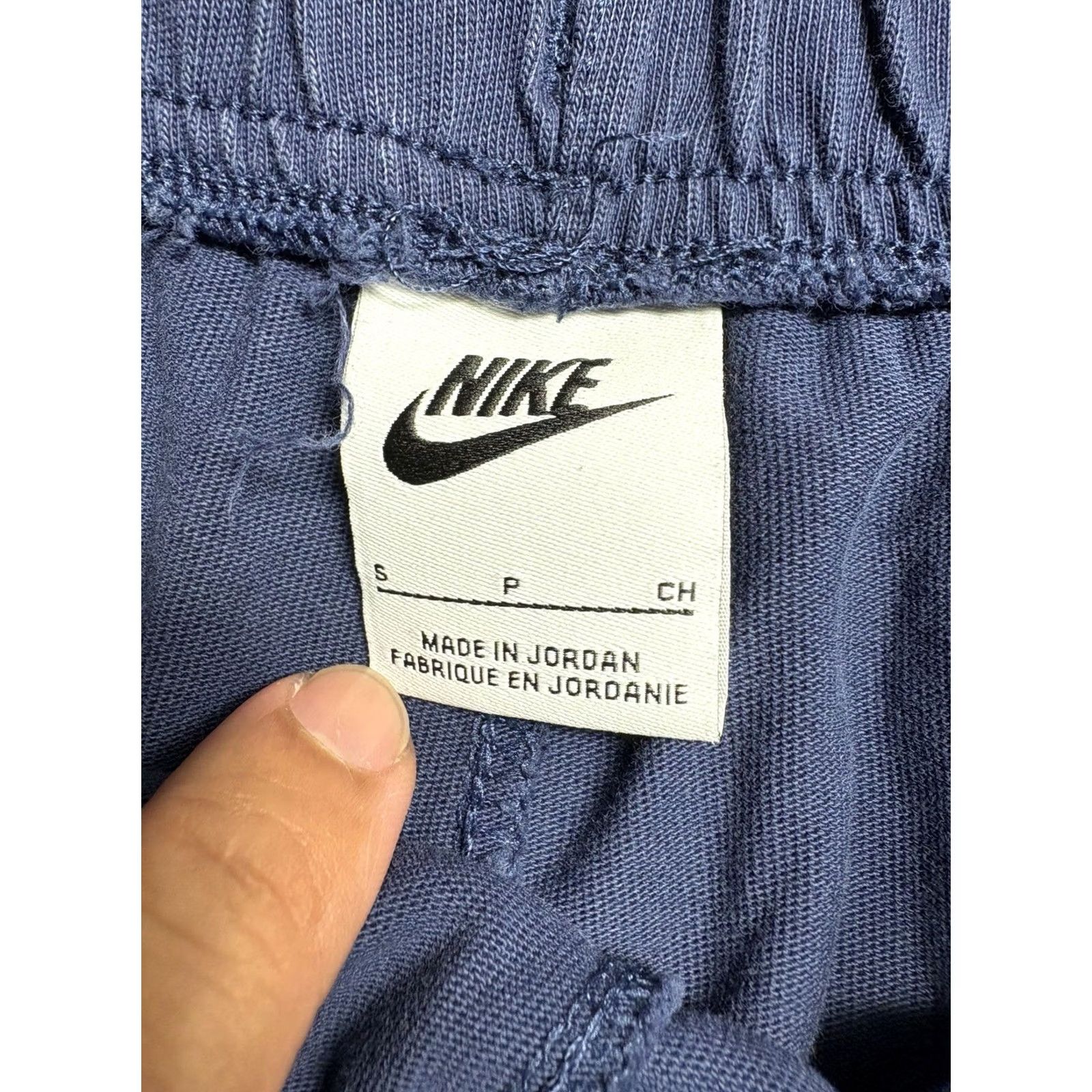 Nike Nike Sweat Shorts Mens S Blue Cotton Fleece Athletic Lounge BV2772 Size US 29 - 4 Thumbnail