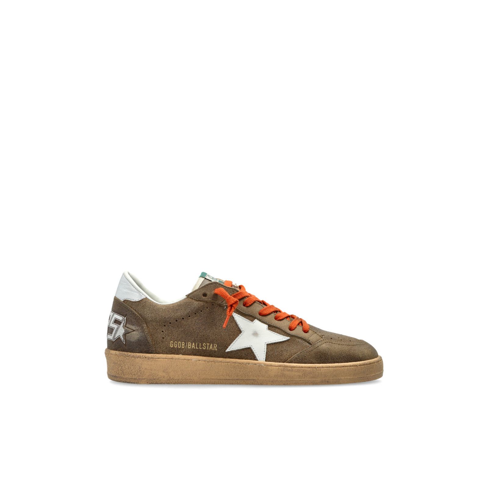 GOLDEN GOOSE Super-Star Men's Brown/White Suede Sneakers New