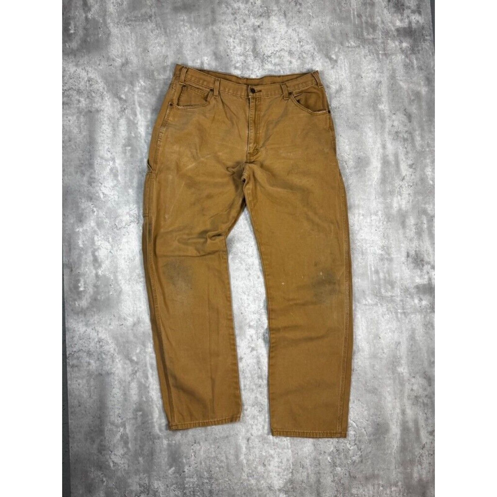 Dickies Vintage Dickies Canvas Work Wear Carpenter Pants Size 38W Size US 38 / EU 54 - 2 Thumbnail
