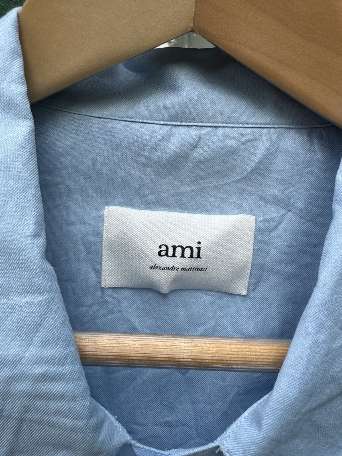 AMI Ami camp collar shirt in sky blue Size 41 Large Size US L / EU 52-54 / 3 - 4 Thumbnail