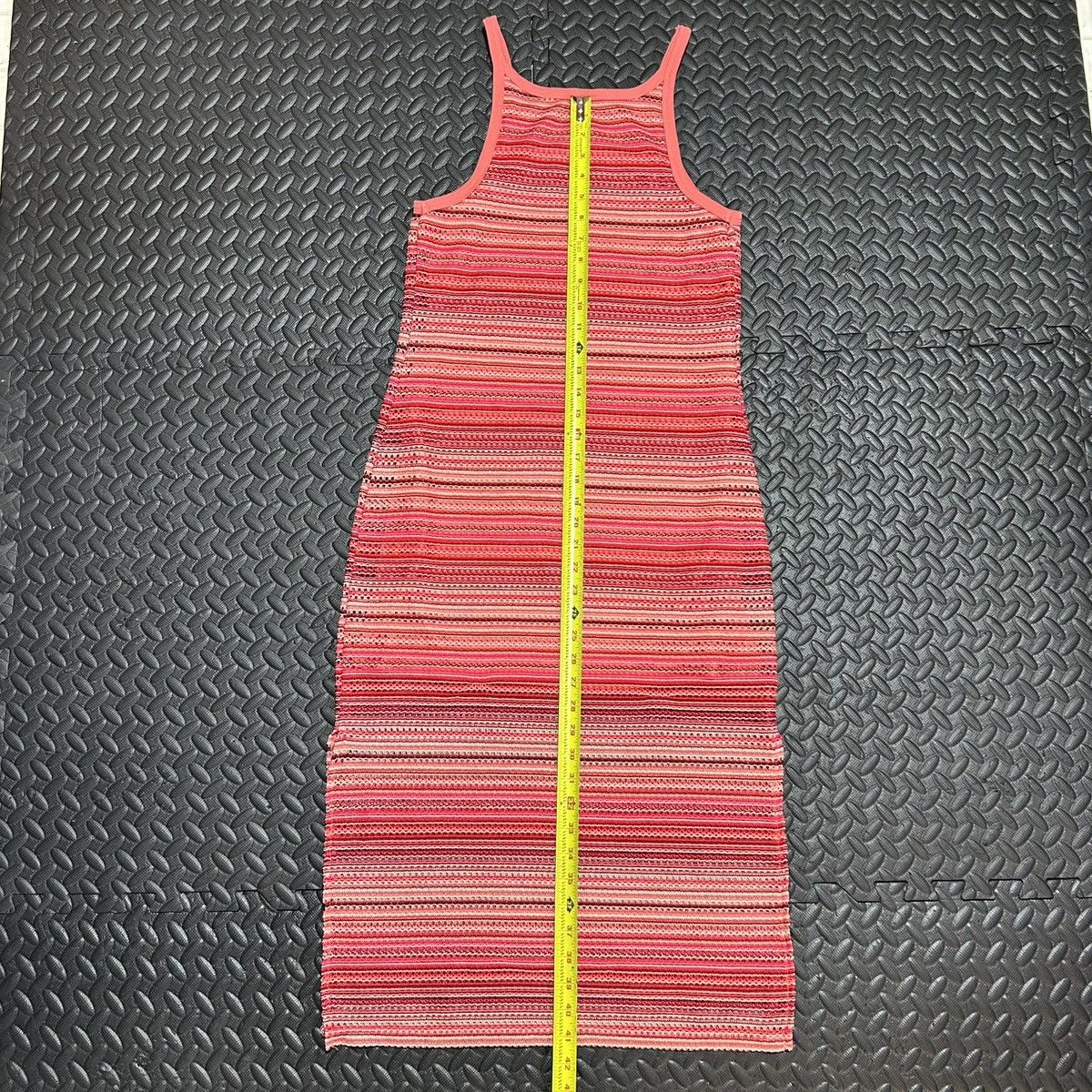 Other No Boundaries Midi Dress Striped Knit Tank Pink Womens Large Size L / US 10 / IT 46 - 10 Thumbnail