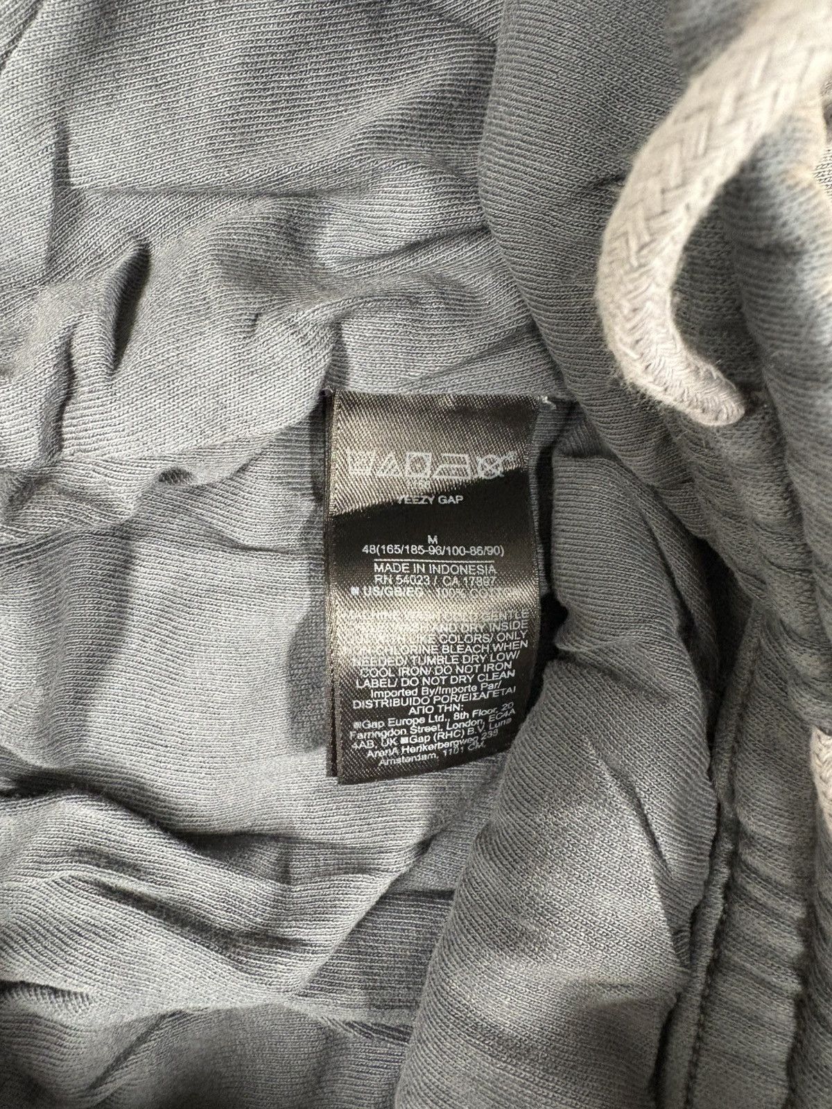 Balenciaga × Kanye West × Yeezy YZY x GAP Poetic Grey Hoodie & Sweatpants Size US L / EU 52-54 / 3 - 14 Thumbnail
