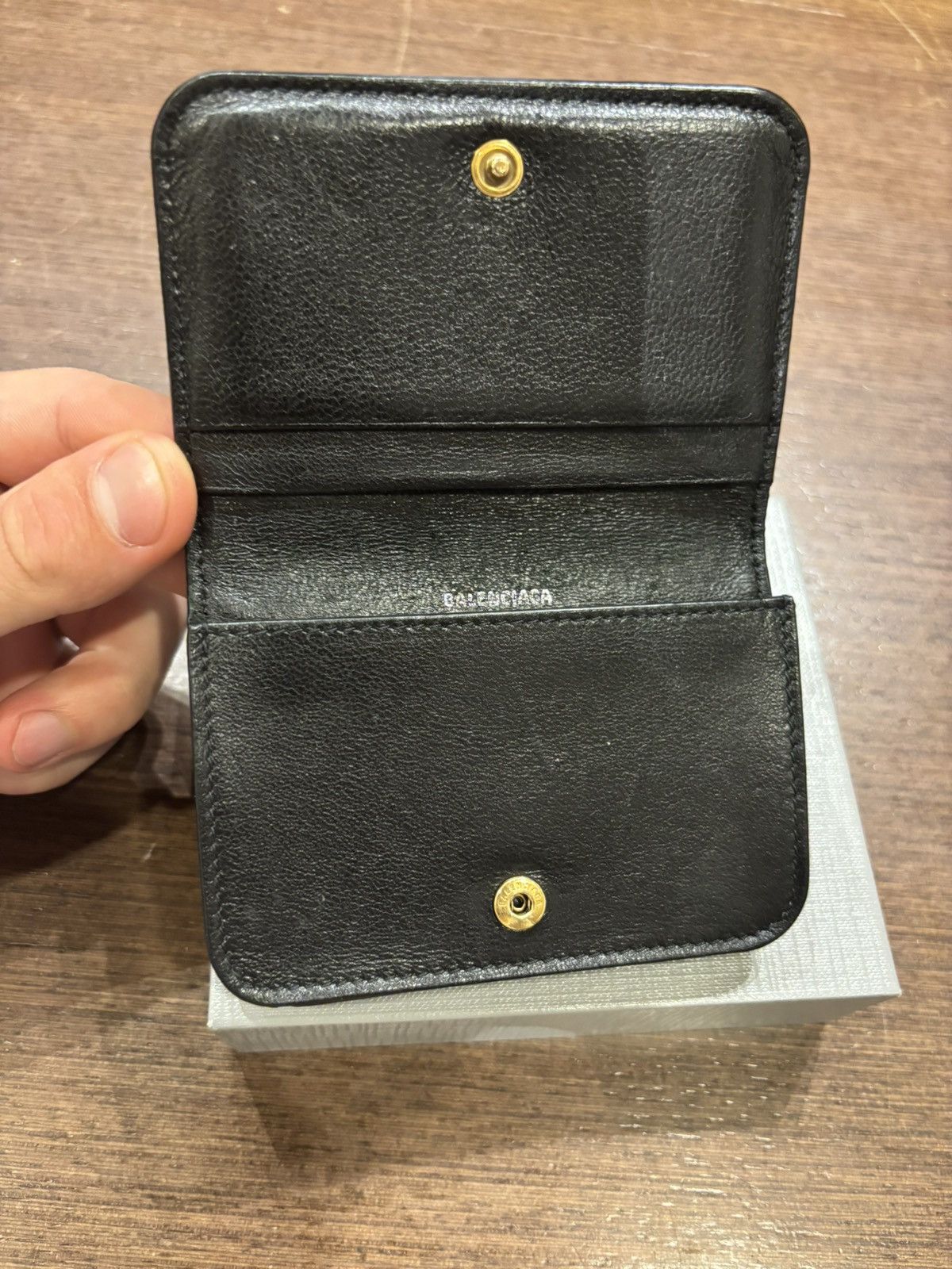 Balenciaga Balenciaga Bi Fold Wallet Size ONE SIZE - 2 Thumbnail