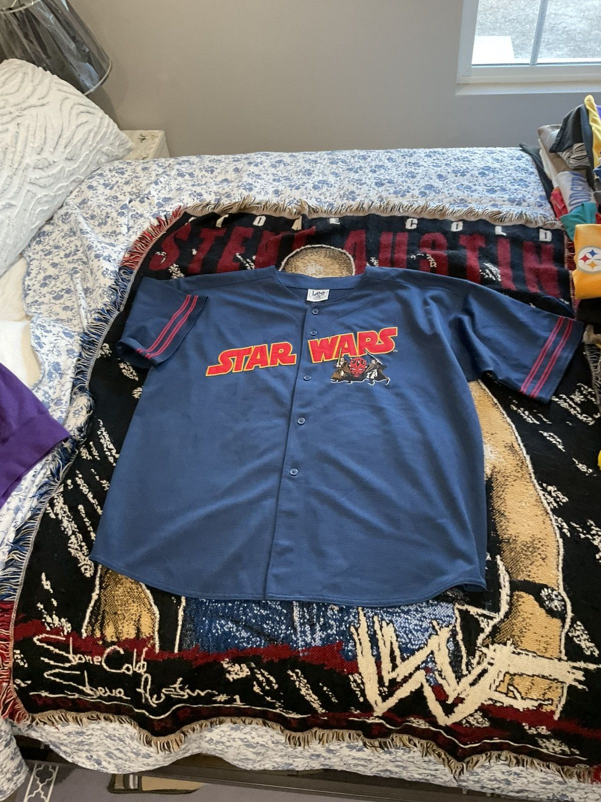 Vintage Vintage Star Wars Lee sports jersey xxl Size US XXL / EU 58 / 5 - 1 Thumbnail