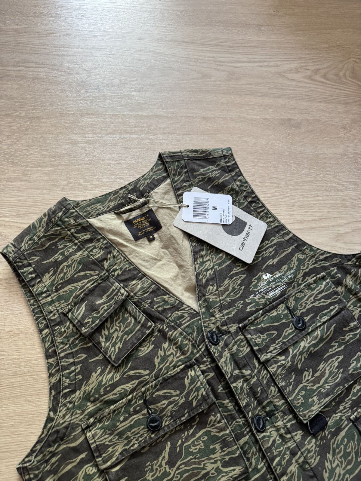 Carhartt Wip Carhartt WIP Tiger Camo Utility Vest Size US M / EU 48-50 / 2 - 2 Thumbnail