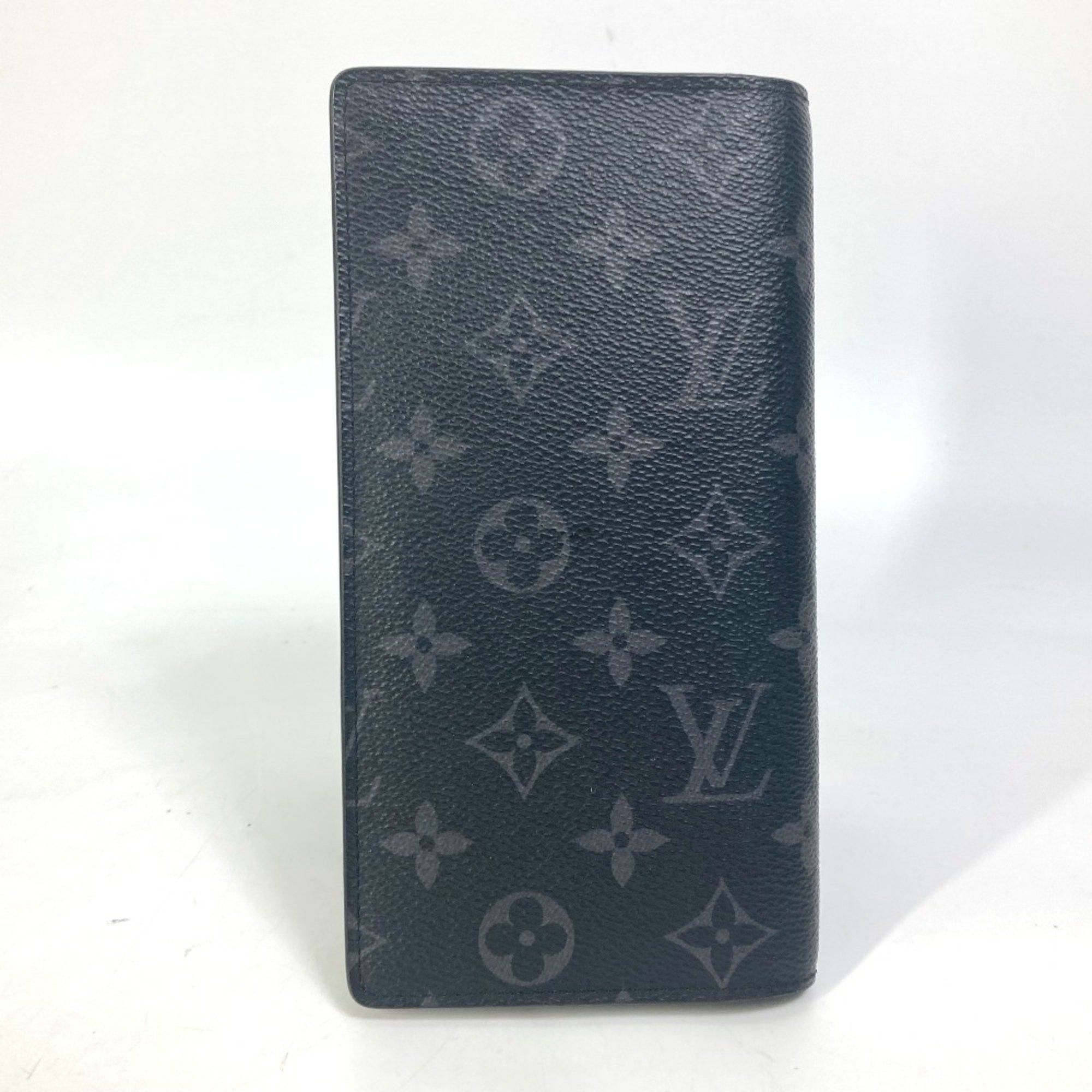 Louis Vuitton Louis Vuitton M61697 Monogram-Eclipse Two fold Long Wallet Black Size ONE SIZE - 1 Thumbnail