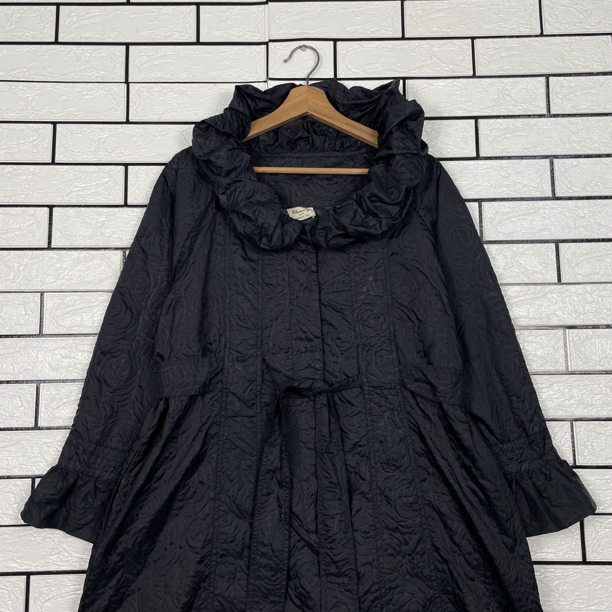 Other Cheerly Black Women Coat Size L / US 10 / IT 46 - 3 Thumbnail