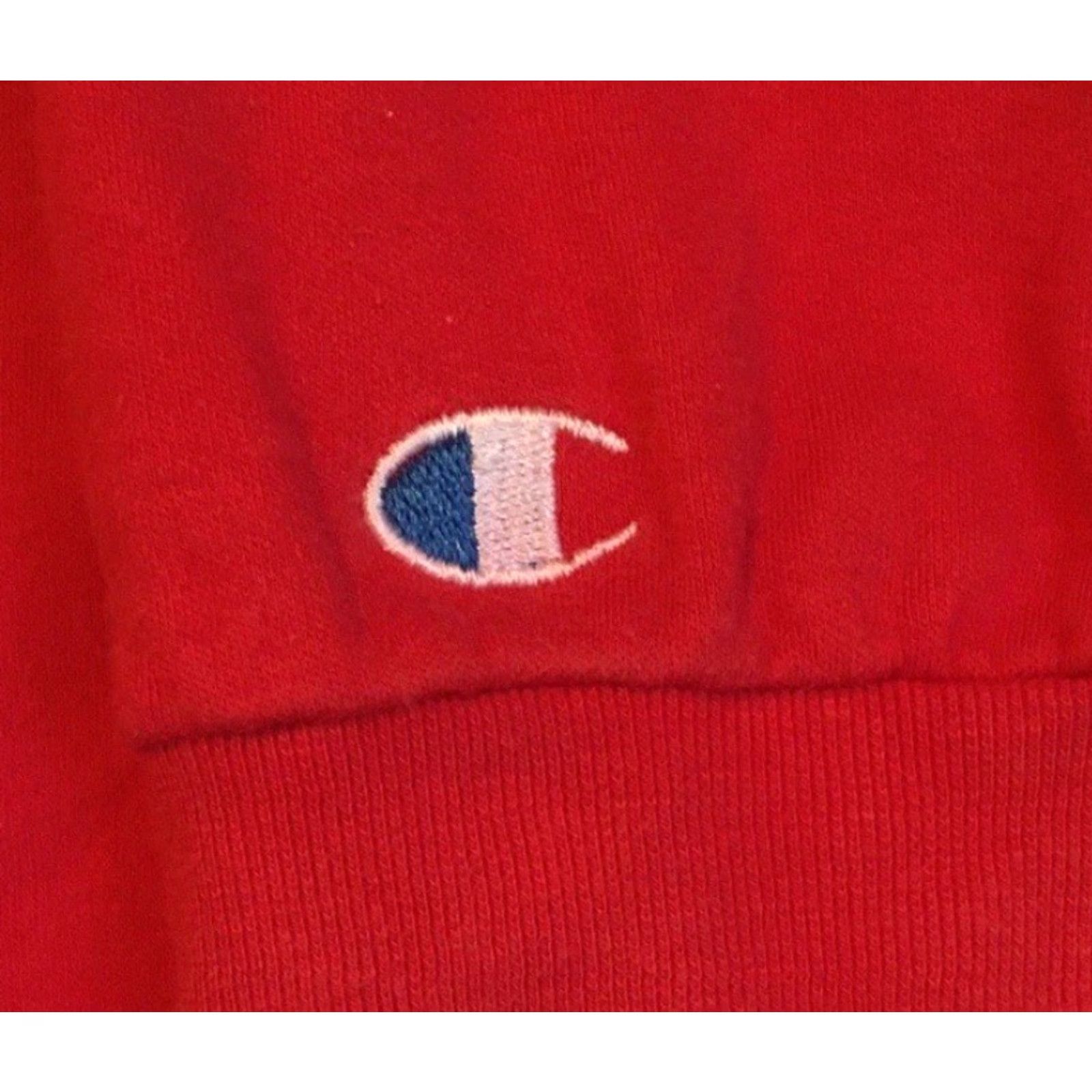 Champion VINTAGE Champion Turtleneck Shirt L USA Track Sports Surf Skate Grunge 80s 90s Men Red Blue Graphic Tee N/A Size US L / EU 52-54 / 3 - 2 Thumbnail
