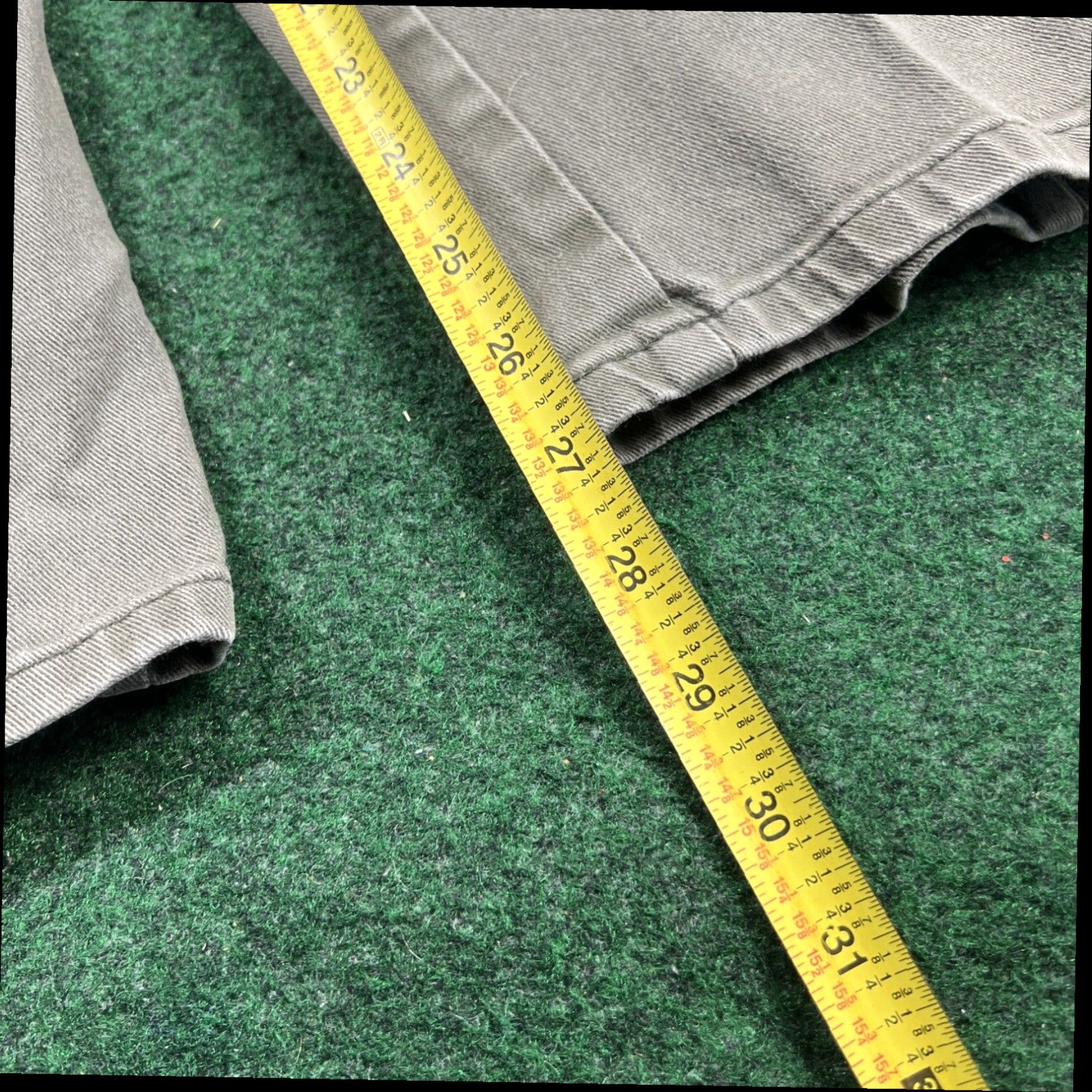Gloria Vanderbilt WOMEN'S GLORIA VANDERBILT OLIVE GREEN TAPERED LEG JEANS - SIZE 12P 28x27 Size 34" / US 12 / IT 48 - 7 Thumbnail