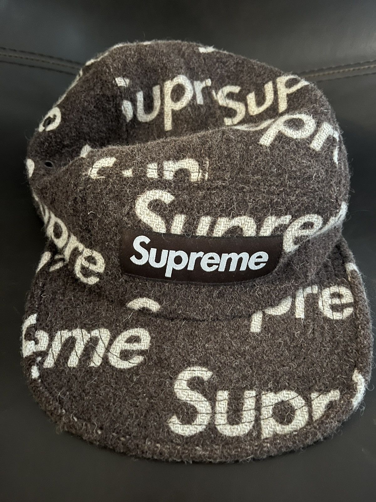 Supreme Harris Tweed Camp Cap | Grailed
