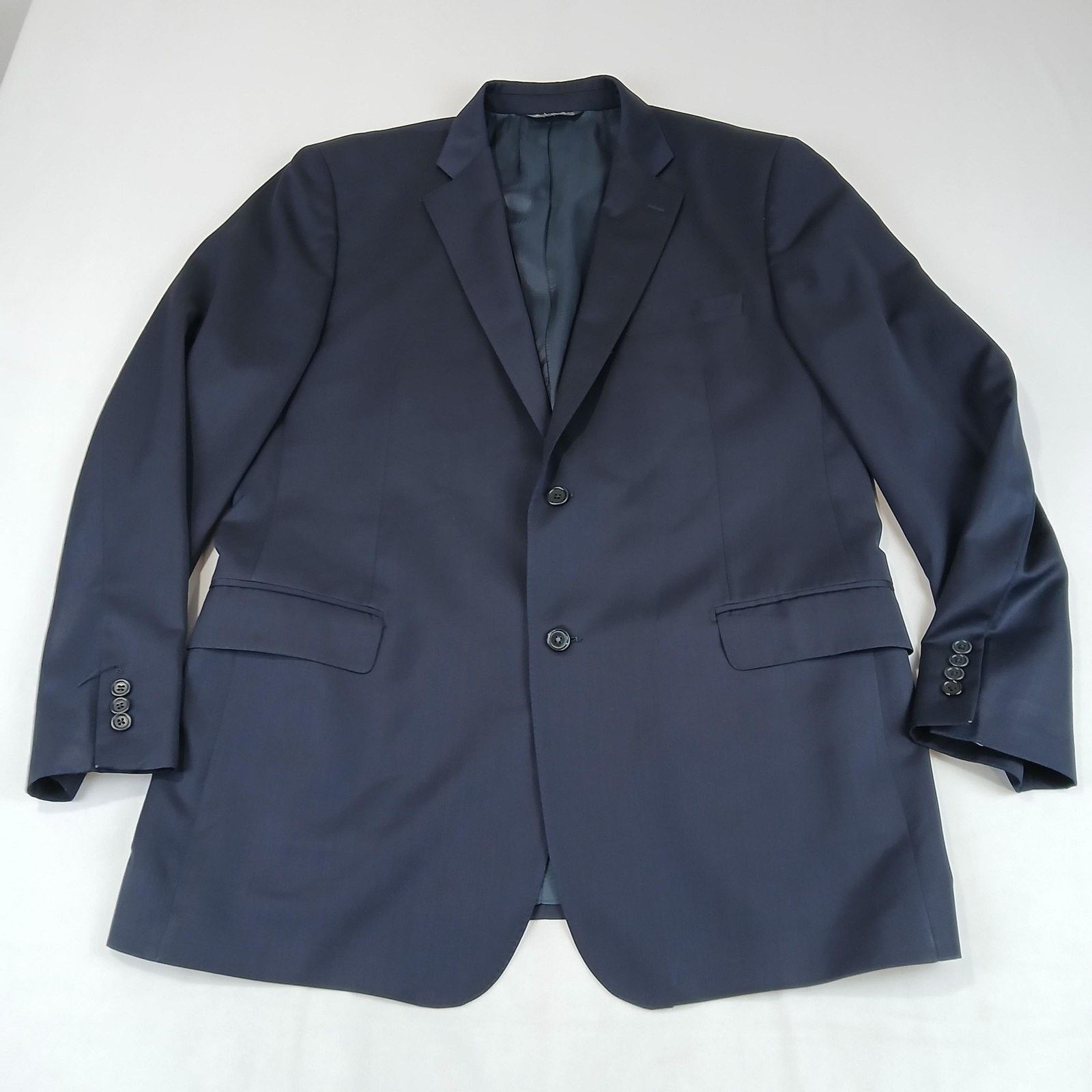 Ermenegildo Zegna Ermenegildo Zegna Cloth Suit Mens 46 Long 38x32 Navy Blue Size 46L - 15 Thumbnail