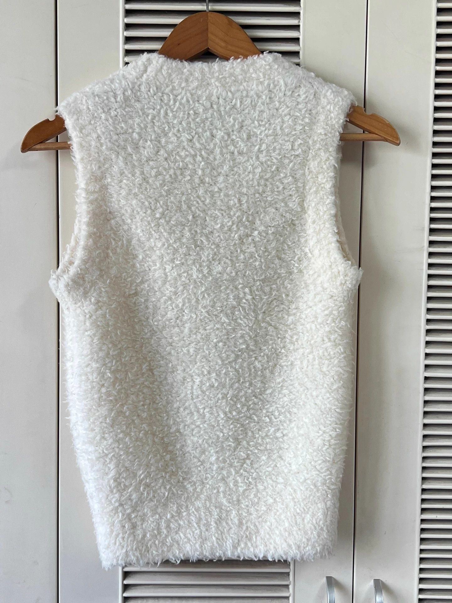 Dior Dior lamb wool vest cream size 36 Size XS / US 0-2 / IT 36-38 - 2 Thumbnail
