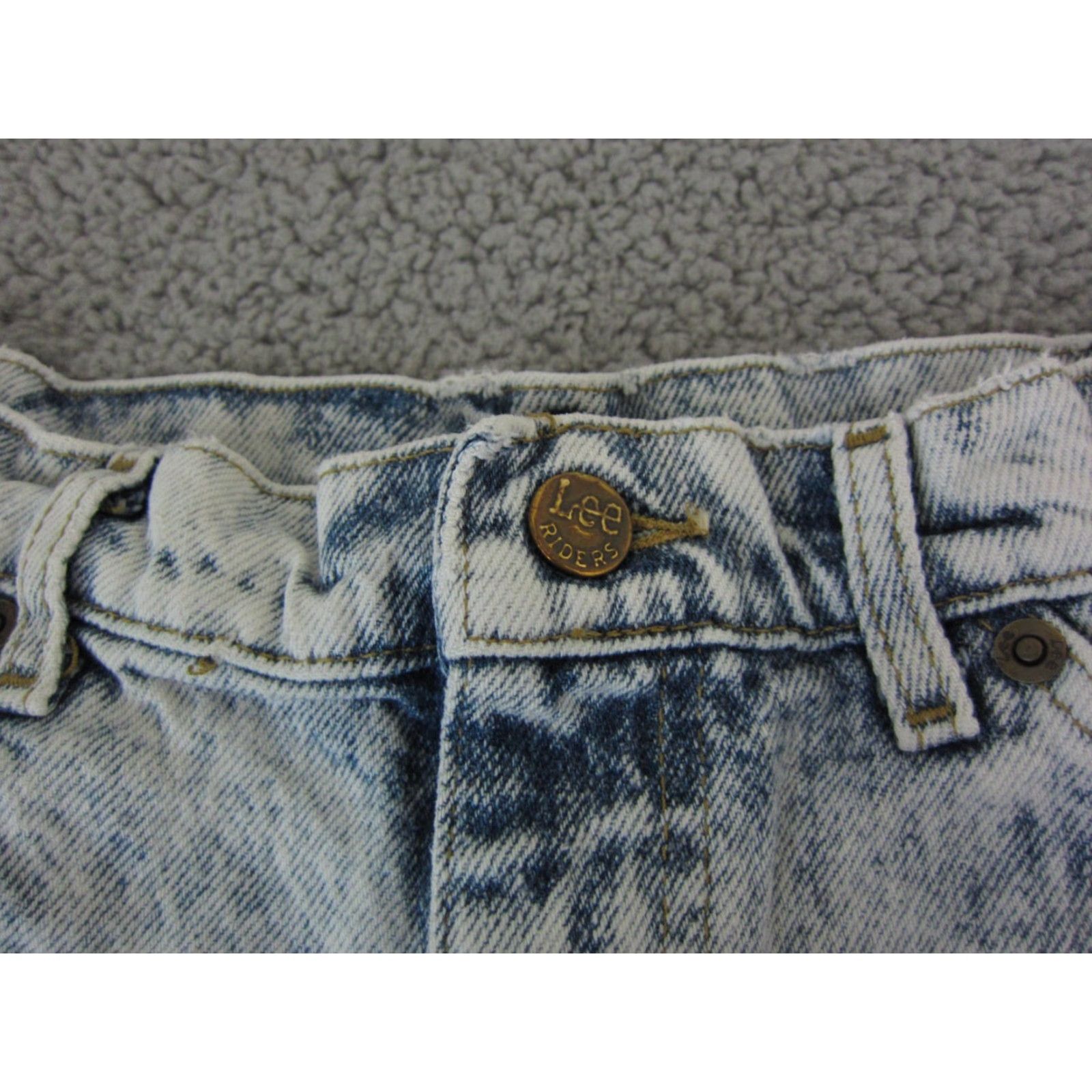 Lee Vintage LEE Jeans Mens 30W x 30L Denim 60s 70s Made in USA Acid Wash Zip Adult Jeans Mens 30 Blue Regular Straight 90s USA Size US 30 / EU 46 - 3 Thumbnail