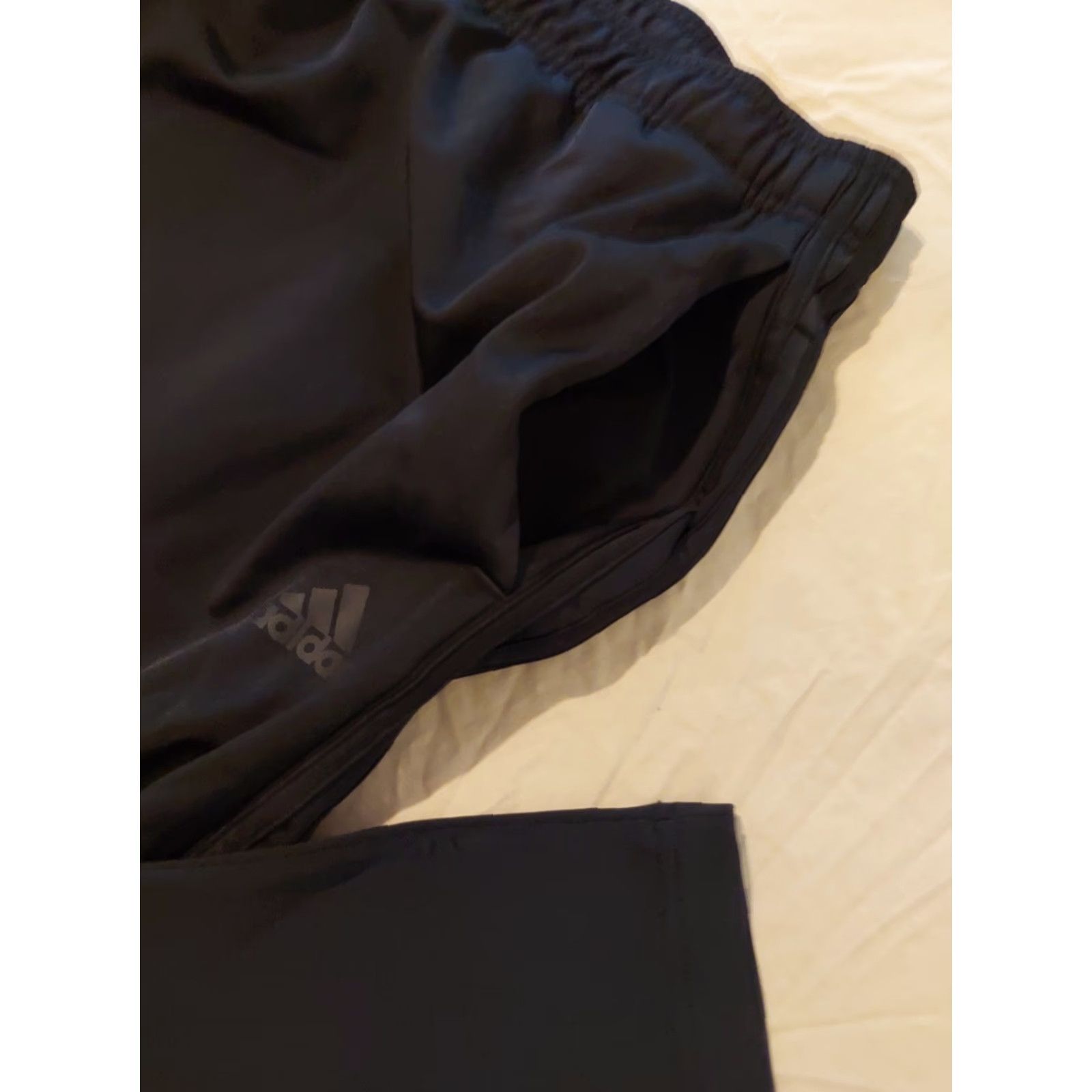 Adidas Mens adidas Pants 3XLT Tall Black Athletic Gym Workout Size US 39 - 3 Thumbnail