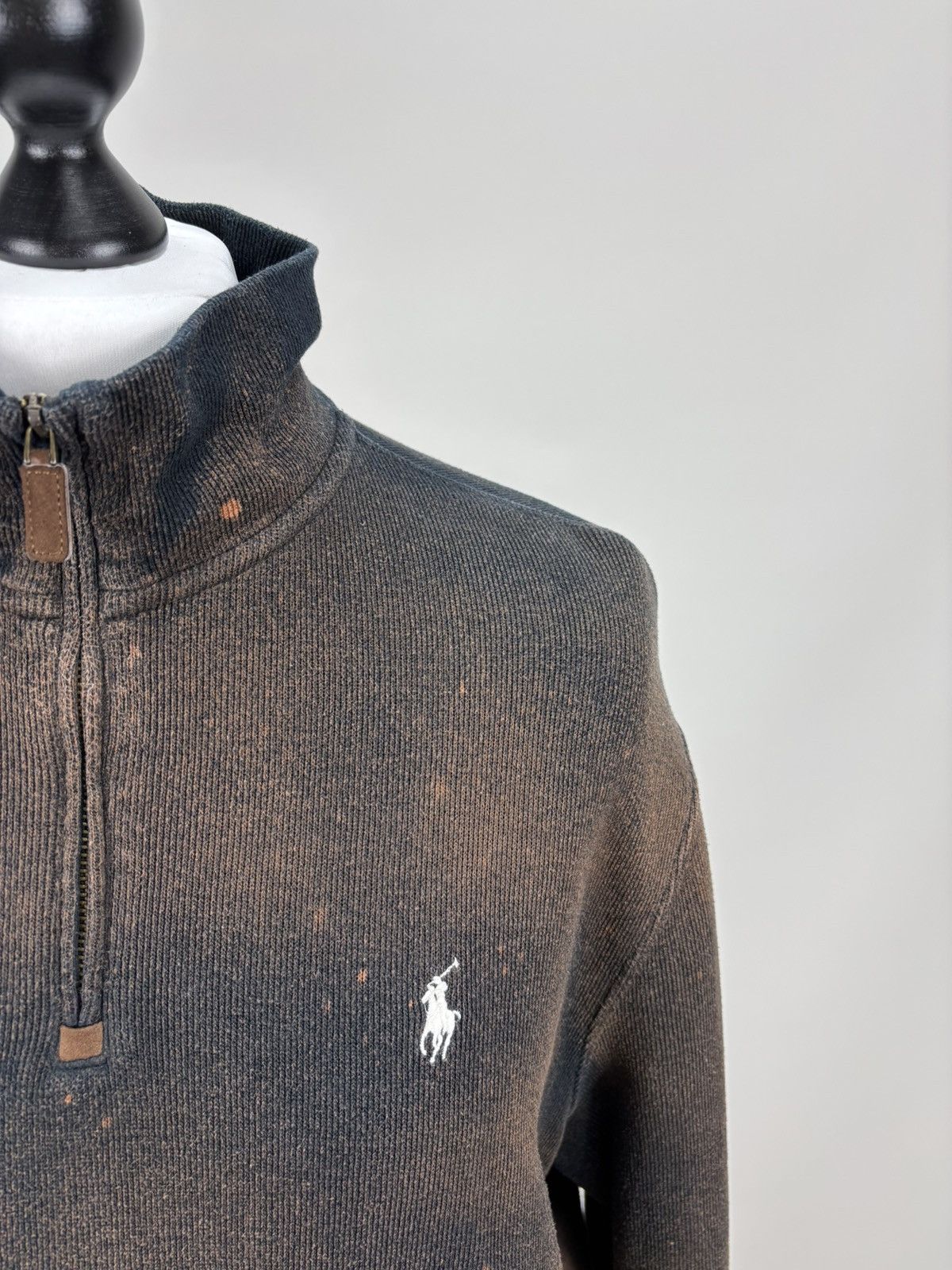 Polo Ralph Lauren × Vintage Mens vintage sweatshirt handmade custom Polo Ralph Lauren Size US L / EU 52-54 / 3 - 3 Thumbnail