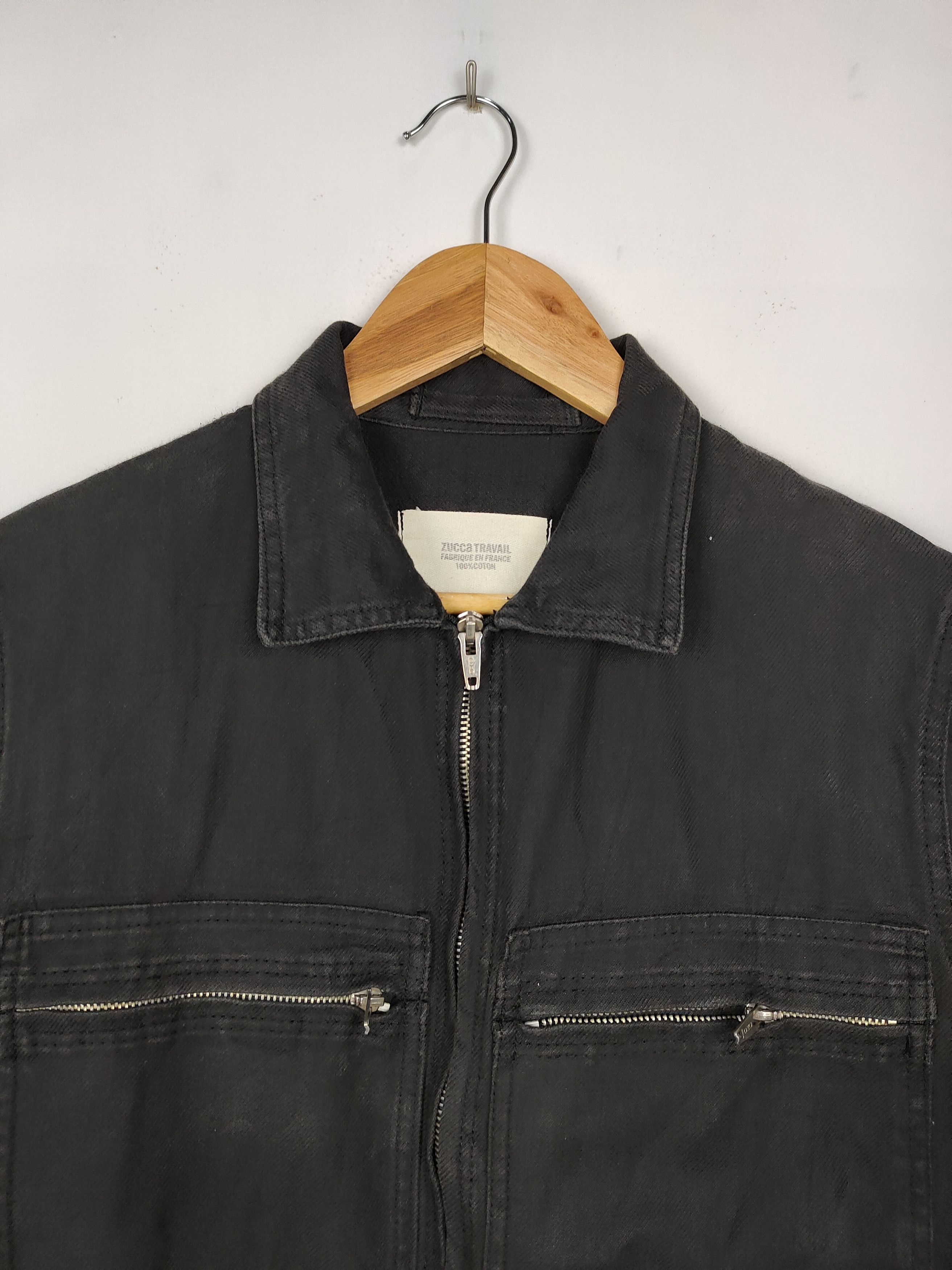 Issey Miyake × Zucca Vintage 1990 Zucca Worker Zipper Jacket Size US M / EU 48-50 / 2 - 2 Thumbnail