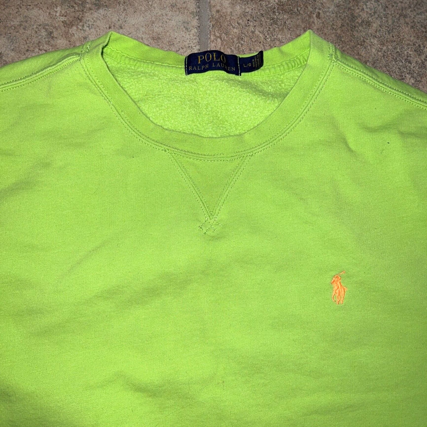Polo Ralph Lauren Polo Ralph Lauren Mens Green Pullover Sweater Large Size US L / EU 52-54 / 3 - 2 Thumbnail