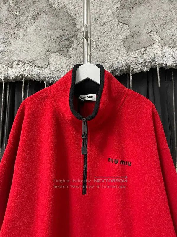 Miu Miu Miu Miu Red Jacket for Women in Size One . Size XXS / US 00 / IT 34 - 3 Thumbnail