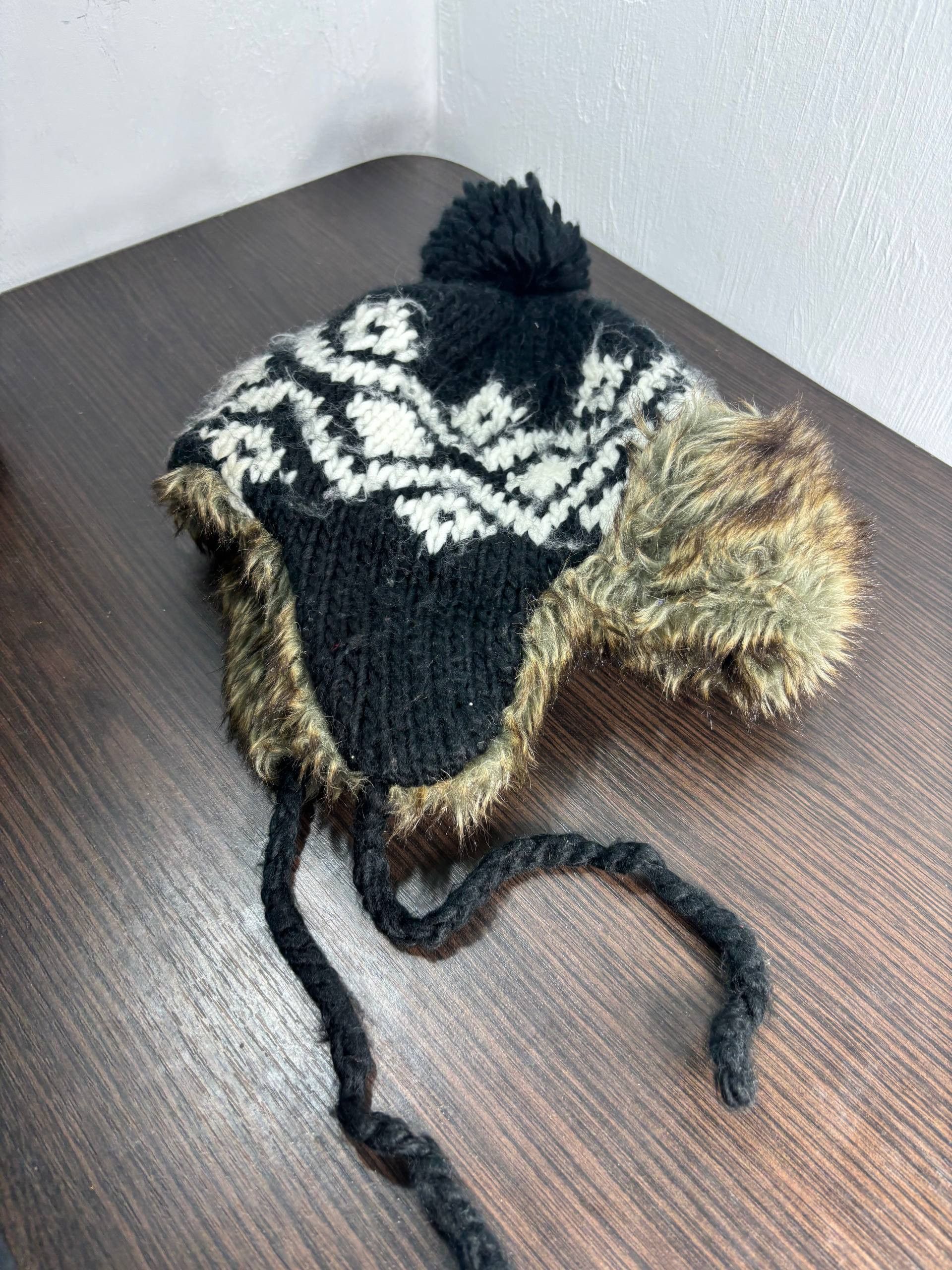 Hysteric Glamour Y2K Fur Fuzzy Opium Glamour Trapper Ushanka Hat Size ONE SIZE - 6 Thumbnail