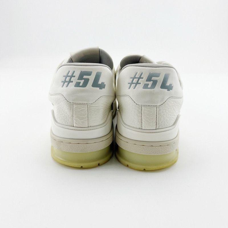 Louis Vuitton Louis Vuitton White Leather Trainer Sneakers -2508 Size US 9.5 / IT 39.5 - 3 Thumbnail