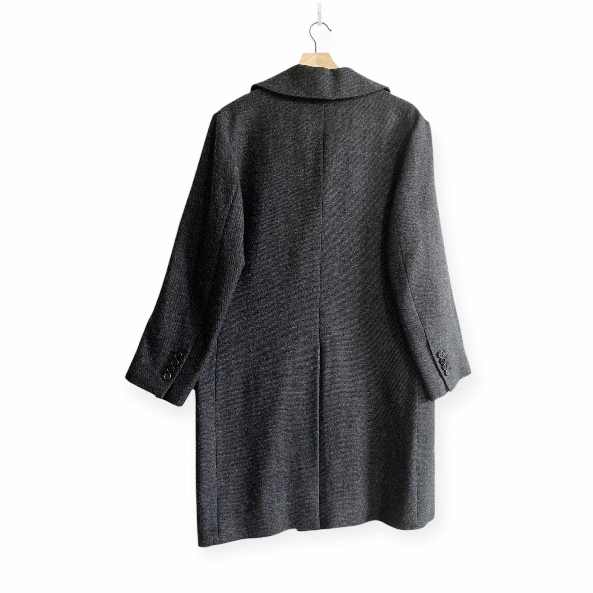 Marni Marni Gray Wool Double Breasted Coat IT44 Consuelo Era Overs Size M / US 6-8 / IT 42-44 - 2 Thumbnail