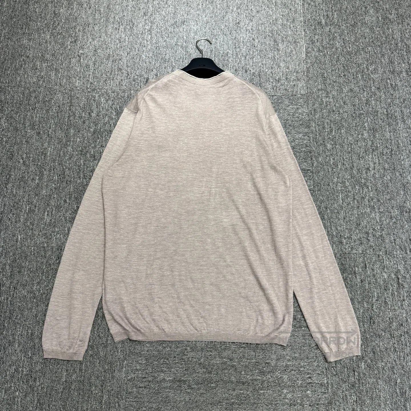 Ermenegildo Zegna Ermenegildo Zegna Silk-linen blended knitted sweater| Size US L / EU 52-54 / 3 - 2 Thumbnail