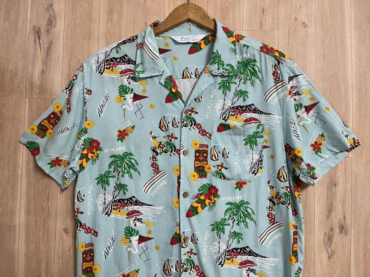 Sun Surf Vintage Hawaiian Shirt Rayon Size L Fit M Aloha Beach Surf Size US L / EU 52-54 / 3 - 2 Thumbnail