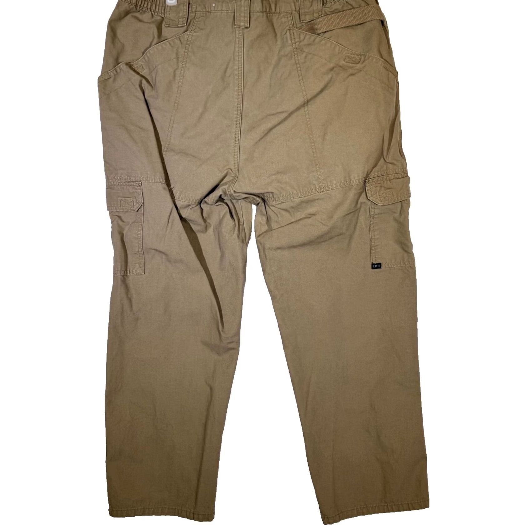 Vintage VINTAGE: No (omit) 5.11 Tactical Cargo Pants Men 40x30 Beige Cotton Workwear Utility Pants Cargo Pocket Baggy? Size US 40 / EU 56 - 2 Thumbnail