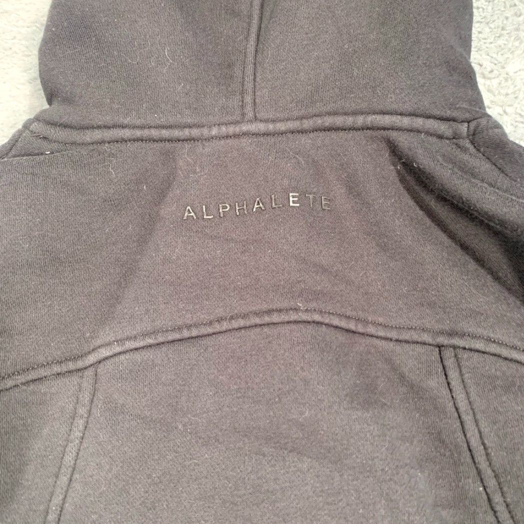 Vintage ALPHALETE Black Hoodie Pullover Women L Regular Size Hoodie Black Mens? Women? Size L / US 10 / IT 46 - 6 Thumbnail