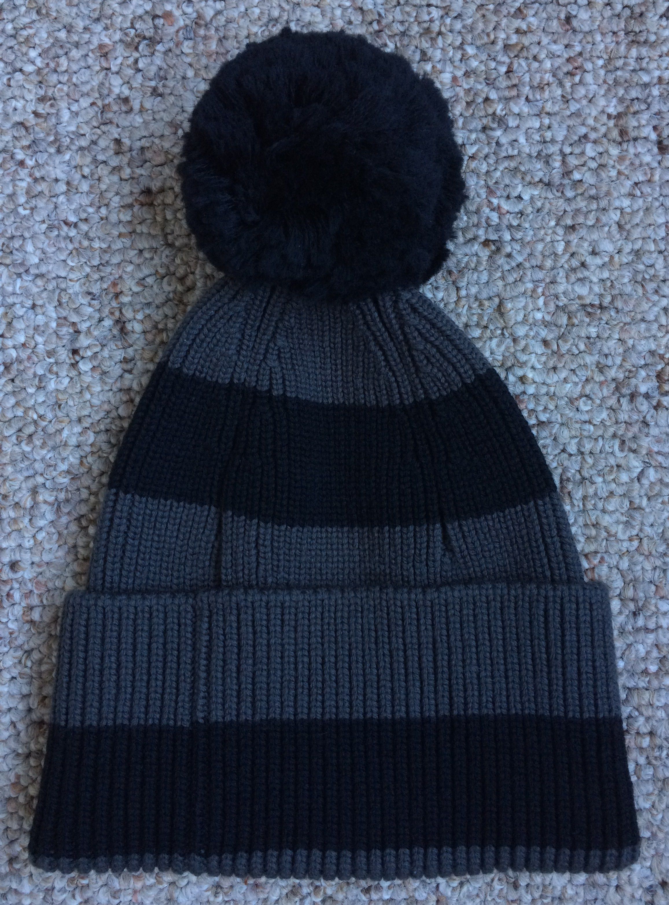 Prada Prada Striped Pom Beanie Hat AUS Exclusive Size ONE SIZE - 2 Thumbnail
