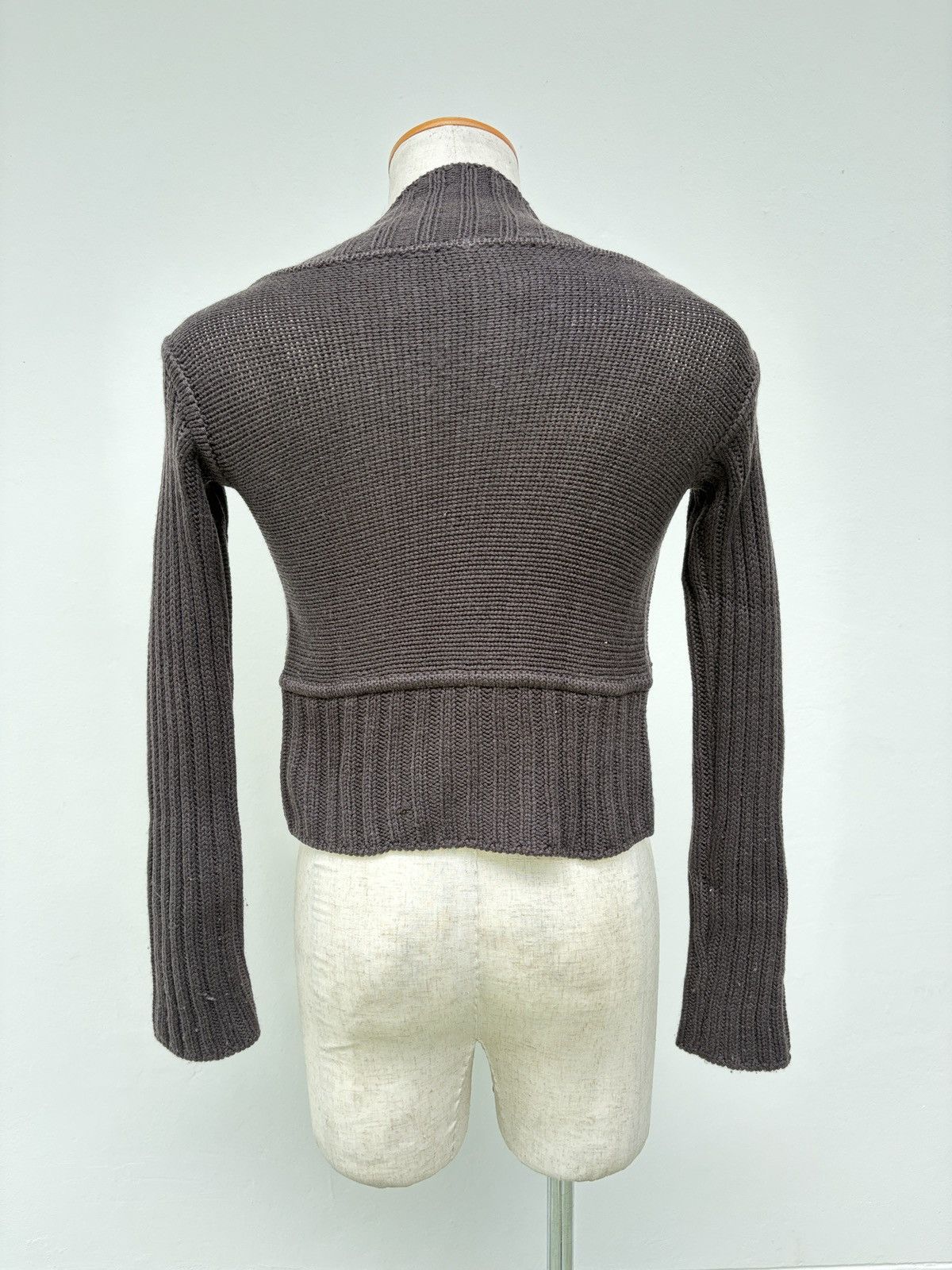 Rick Owens Rick Owens FW03 “TRUCKER” Triangle Knit Cardigan Size US XS / EU 42 / 0 - 25 Thumbnail