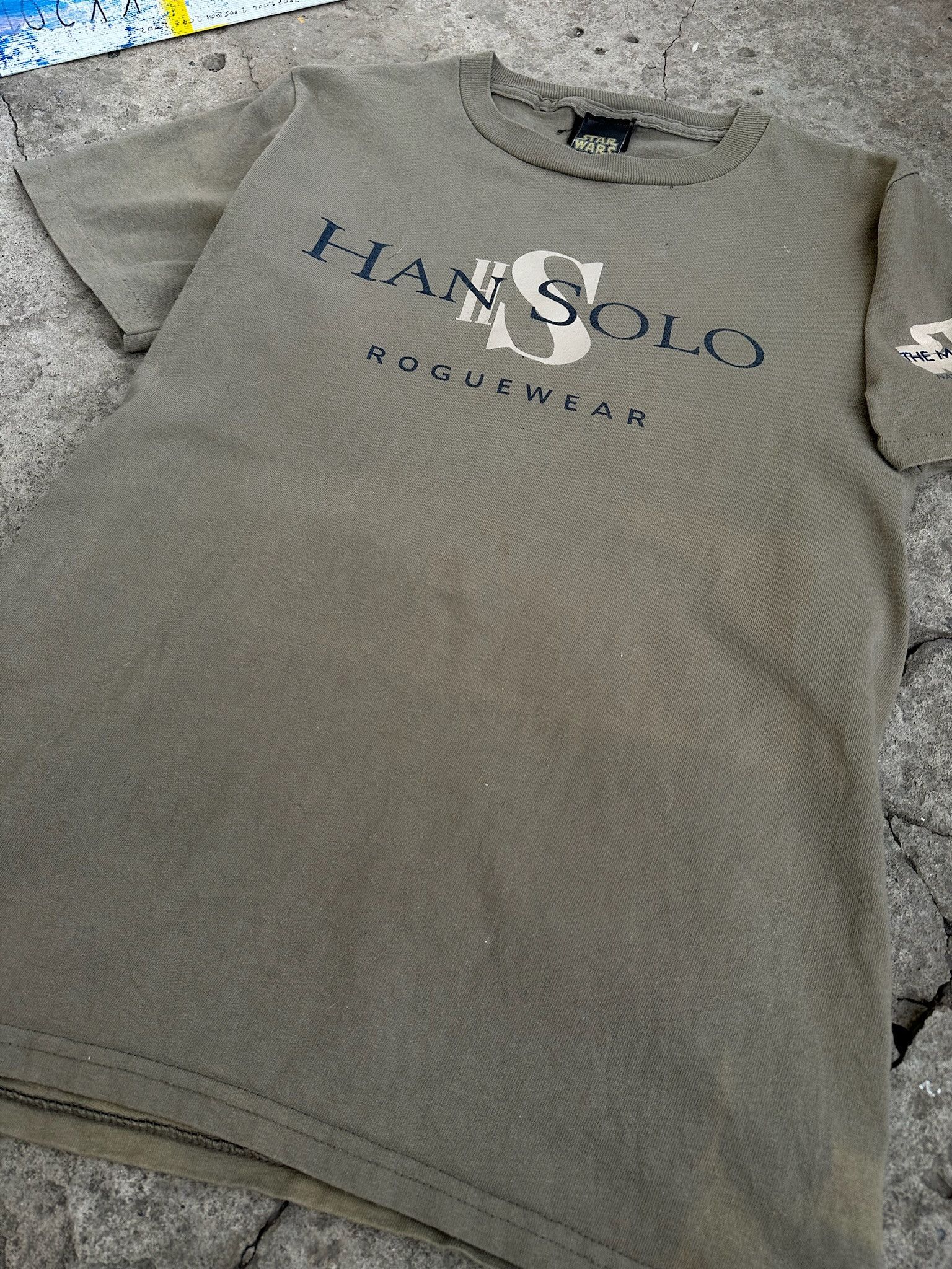 Star Wars × Vintage Vintage 1997 Star Wars Han Solo T Shirt like Joda Size US S / EU 44-46 / 1 - 8 Thumbnail