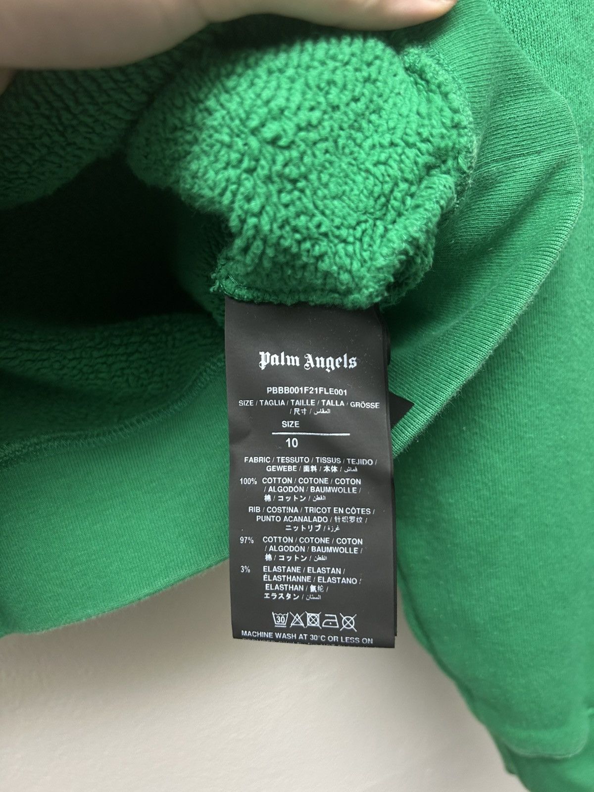Palm Angels Palm Angels Kids Bear Hoodie Green Size US XXS / EU 40 - 5 Thumbnail
