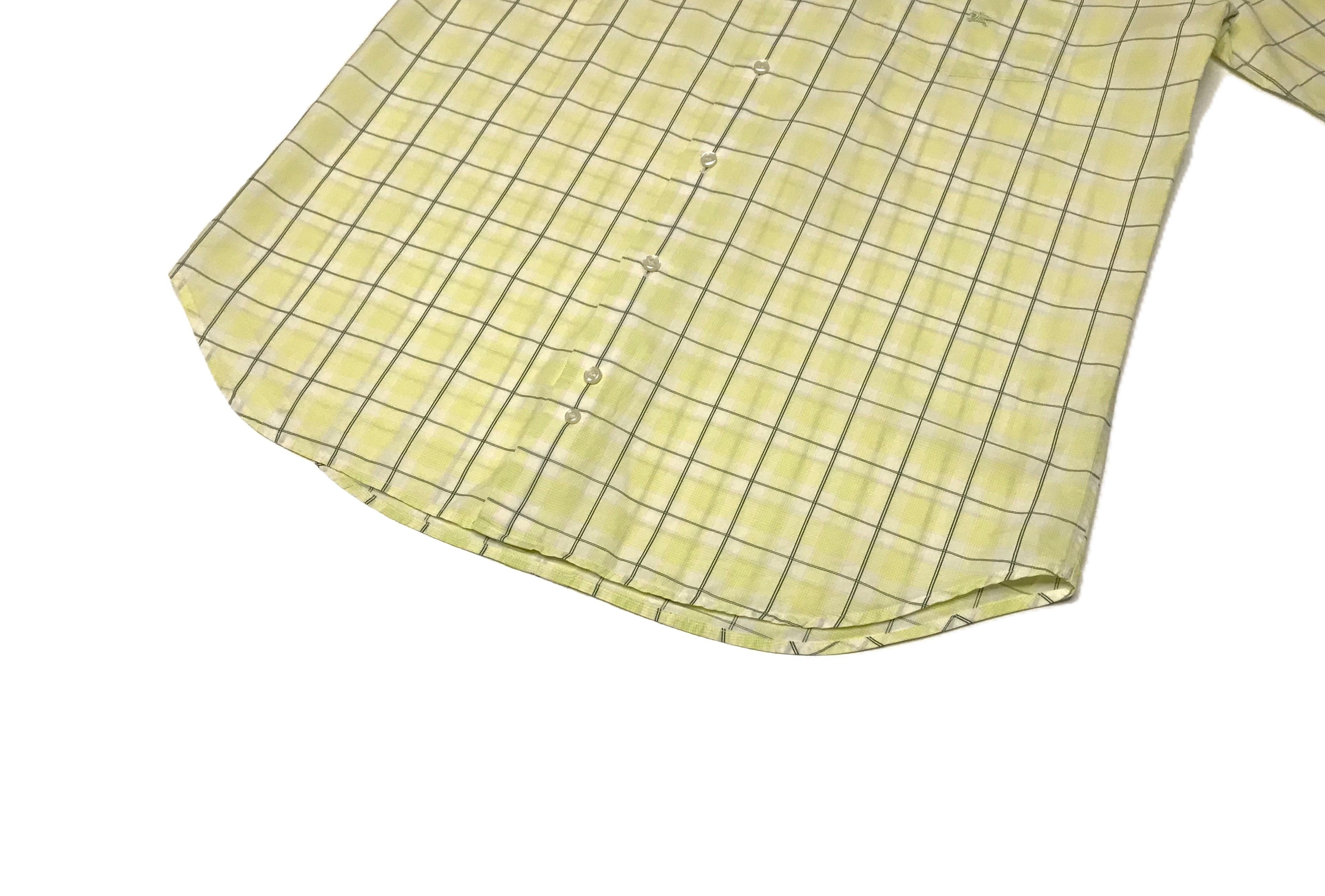 Burberry Burberry Vintage Mens Short Sleeve Shirt Plaid Sz L Size US L / EU 52-54 / 3 - 4 Thumbnail