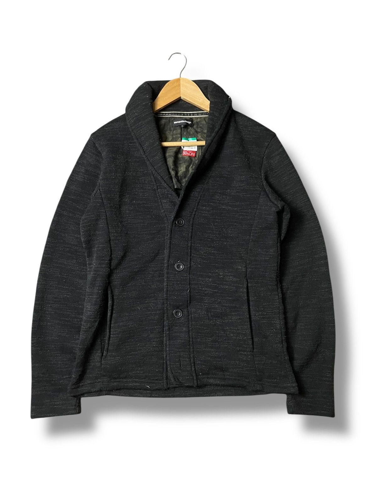 Japanese Brand × Vintage × semanticdesign Semantic Design Wool Blend Light Jacket (112) Size US M / EU 48-50 / 2 - 1 Thumbnail