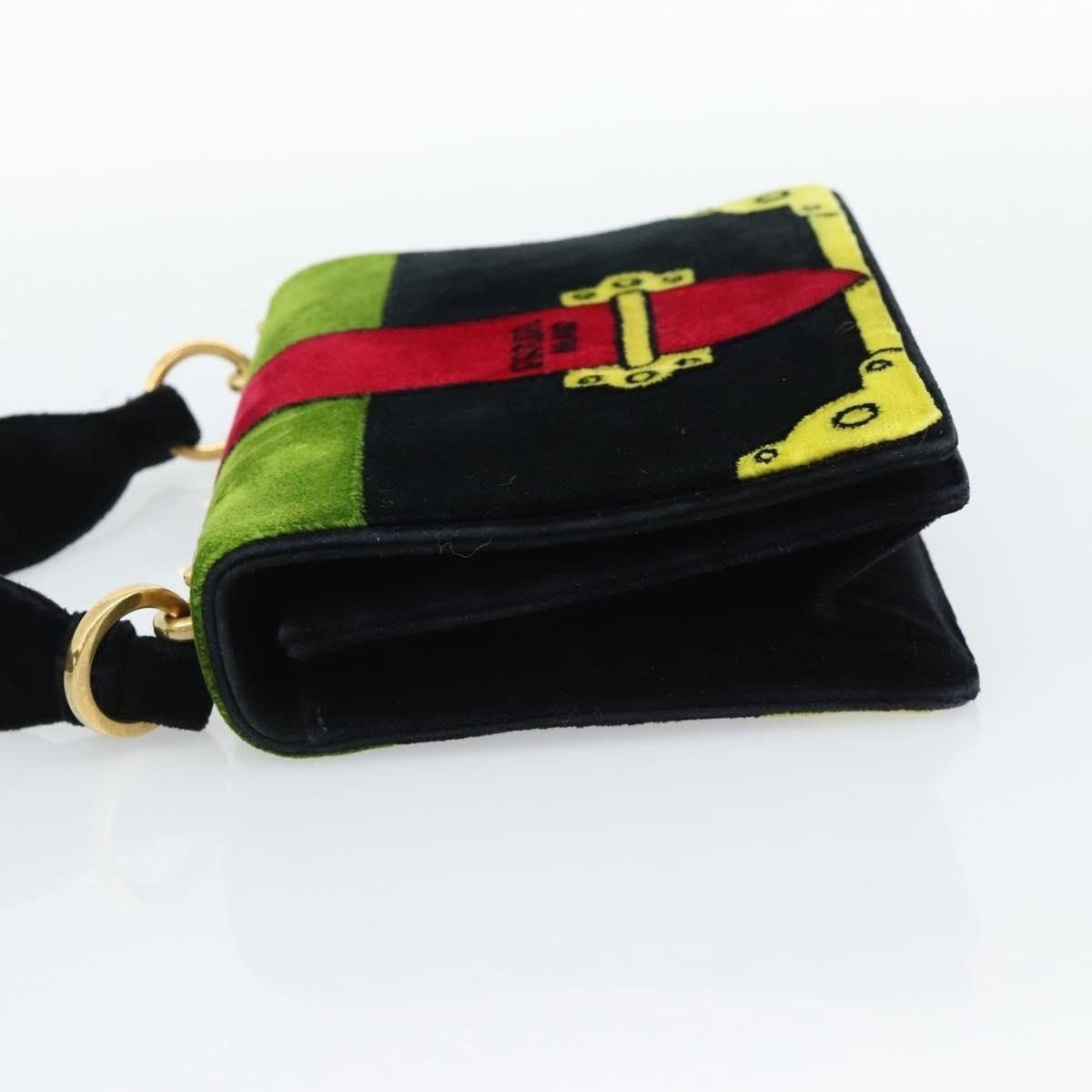 Prada Prada Galleria Velour Shoulder Bag Multicolor Size ONE SIZE - 4 Thumbnail
