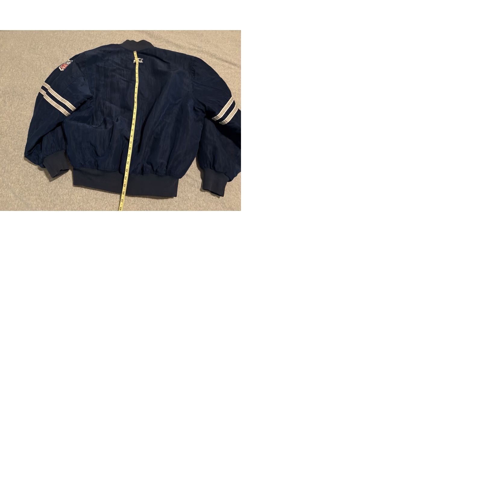 Starter VINTAGE Starter Dallas Cowboys NFL Jacket Large L Regular Men Jacket Blue 90s United States/Nylon Shirt? Size US L / EU 52-54 / 3 - 9 Thumbnail