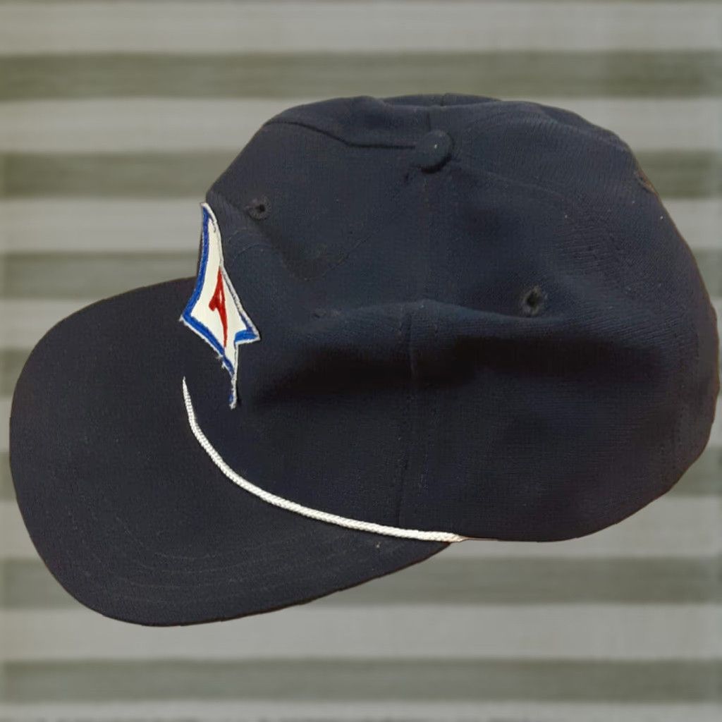 New Era VINTAGE New Era Yachting Club Hat A-Flag Pro Model USA Made EUC Snapback Navy Baseball Cap Mens Adjustable Size ONE SIZE - 1 Thumbnail