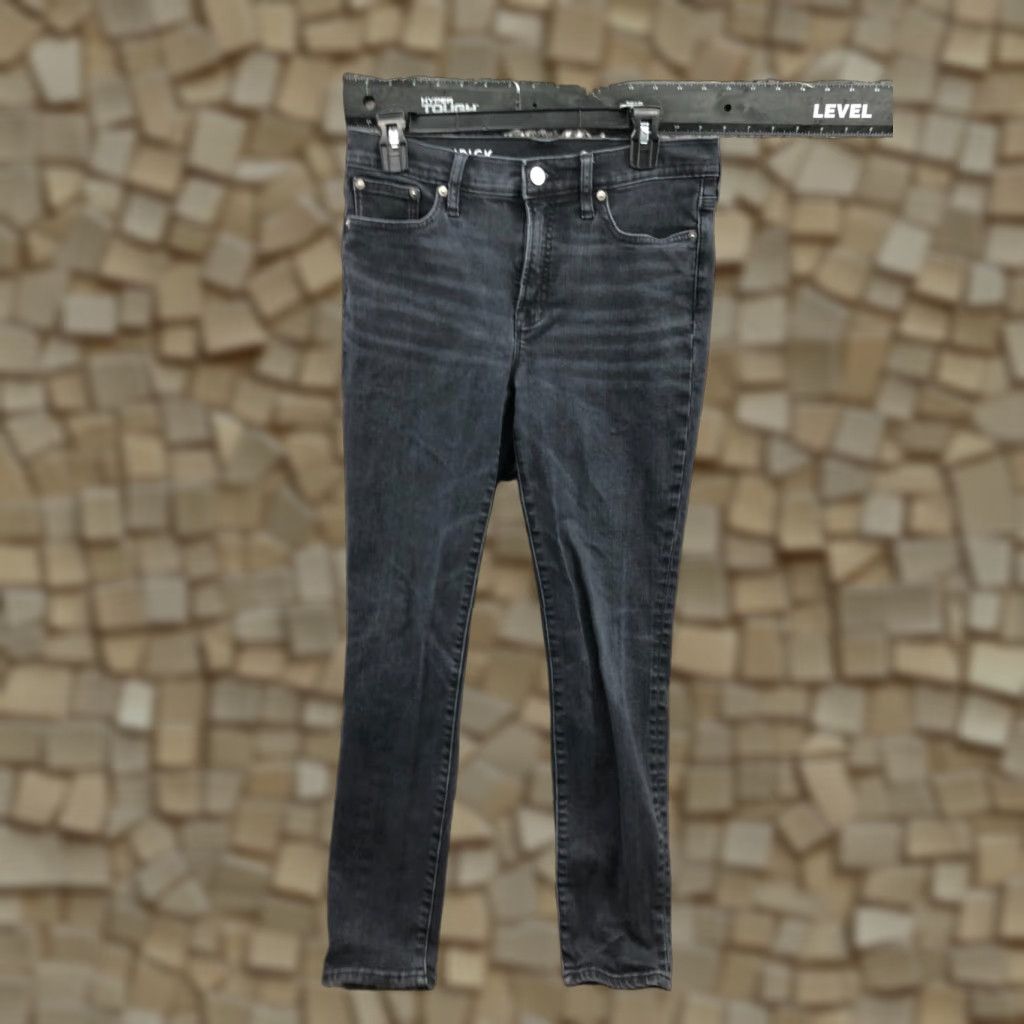 J.Crew J.CREW Toothpick Skinny Jeans 29 Womens Dark Wash Black Jeans Size 29" - 1 Thumbnail