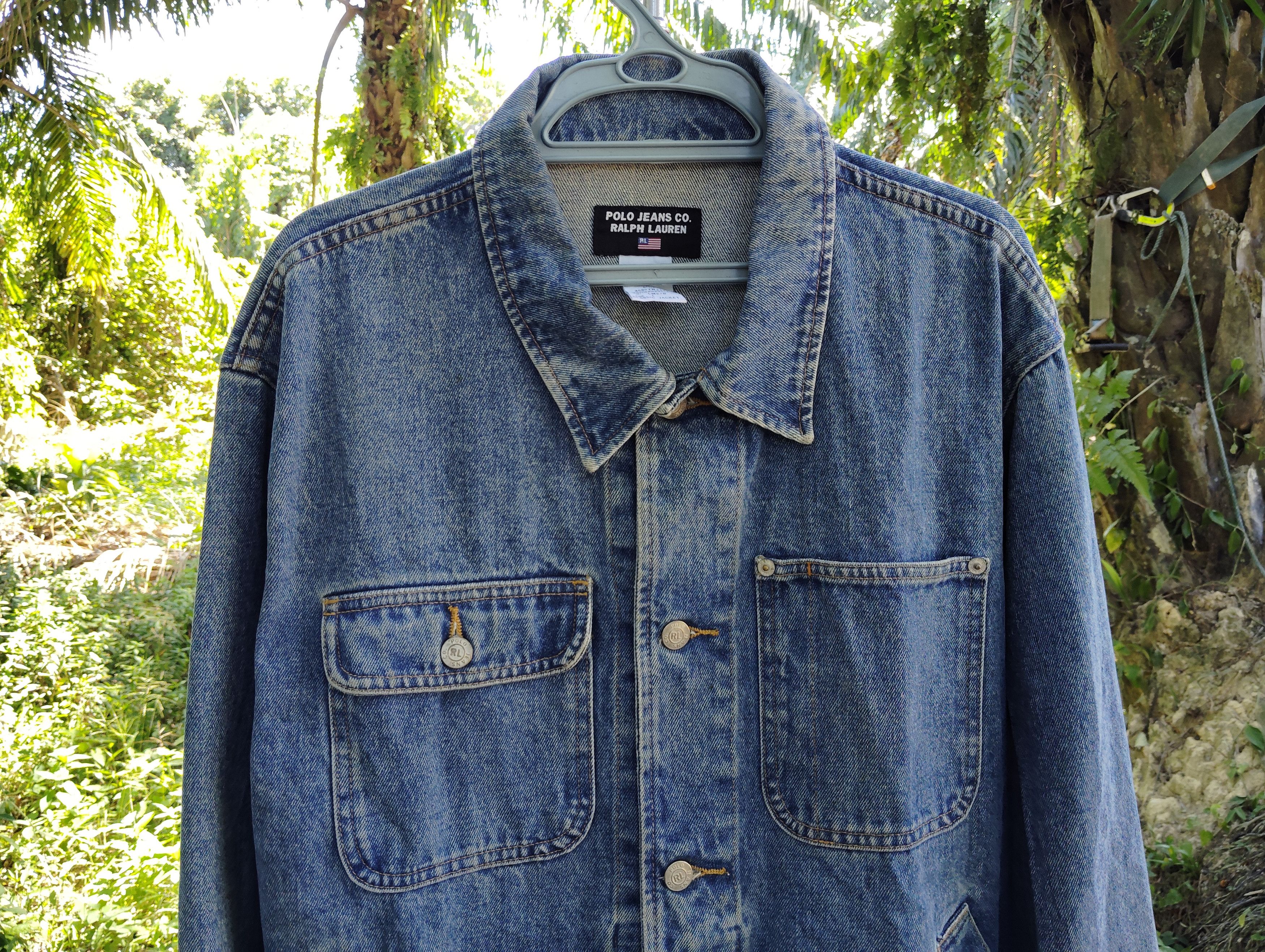 Ralph Lauren × Vintage VINTAGE RALPH LAUREN DENIM JACKET Size US L / EU 52-54 / 3 - 4 Thumbnail