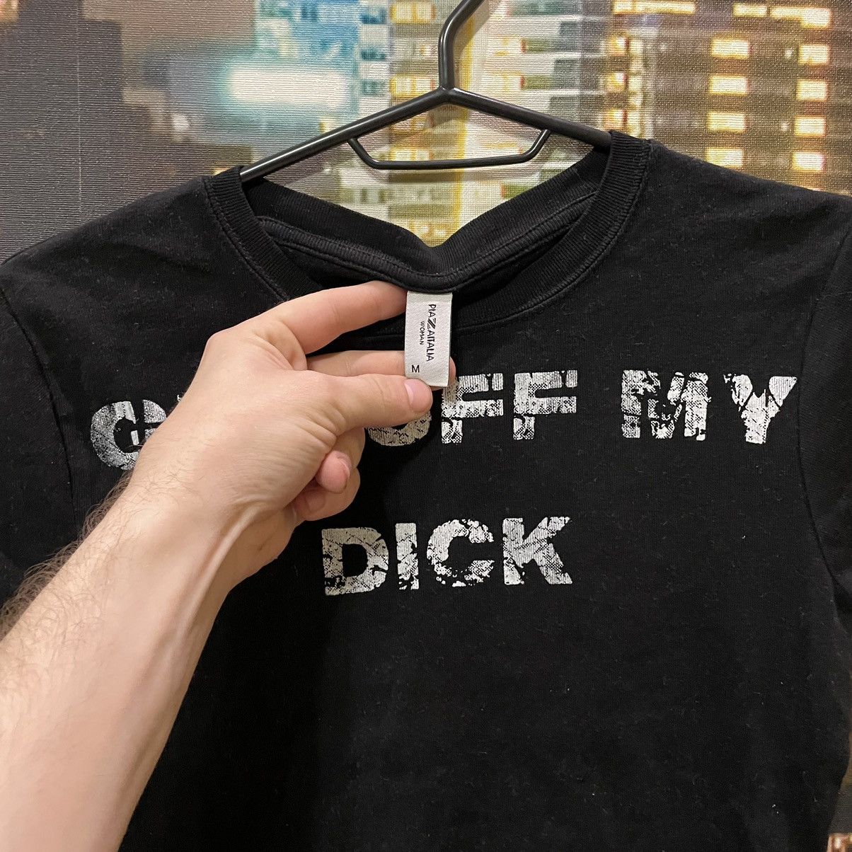 Band Tees OPIUM T SHIRT HUMOR GET OFF MY DICK PENIS SEX PORNSTAR 90s Size S / US 4 / IT 40 - 5 Thumbnail